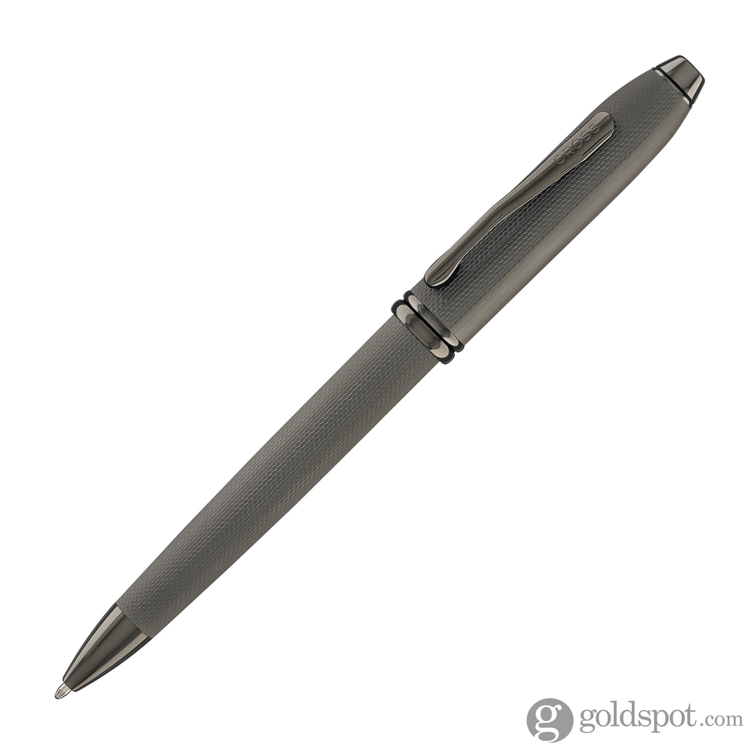 1873-cross-townsend-ballpoint-pen-in-polished-slate-gray-engraved-diamond-pattern-3.jpg Cross Townsend Ballpoint Pen in Polished Slate Gray Engraved Diamond Pattern