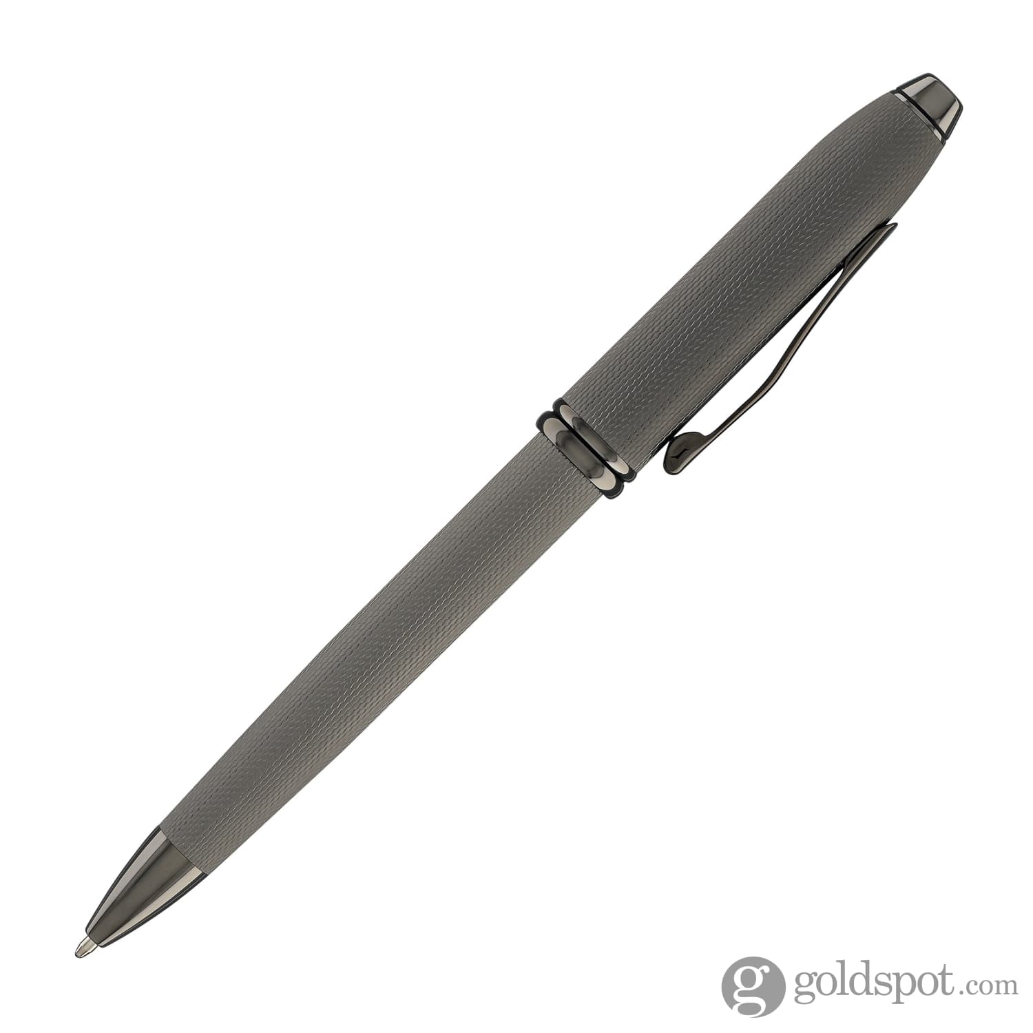 1873-cross-townsend-ballpoint-pen-in-polished-slate-gray-engraved-diamond-pattern-5.jpg Cross Townsend Ballpoint Pen in Polished Slate Gray Engraved Diamond Pattern