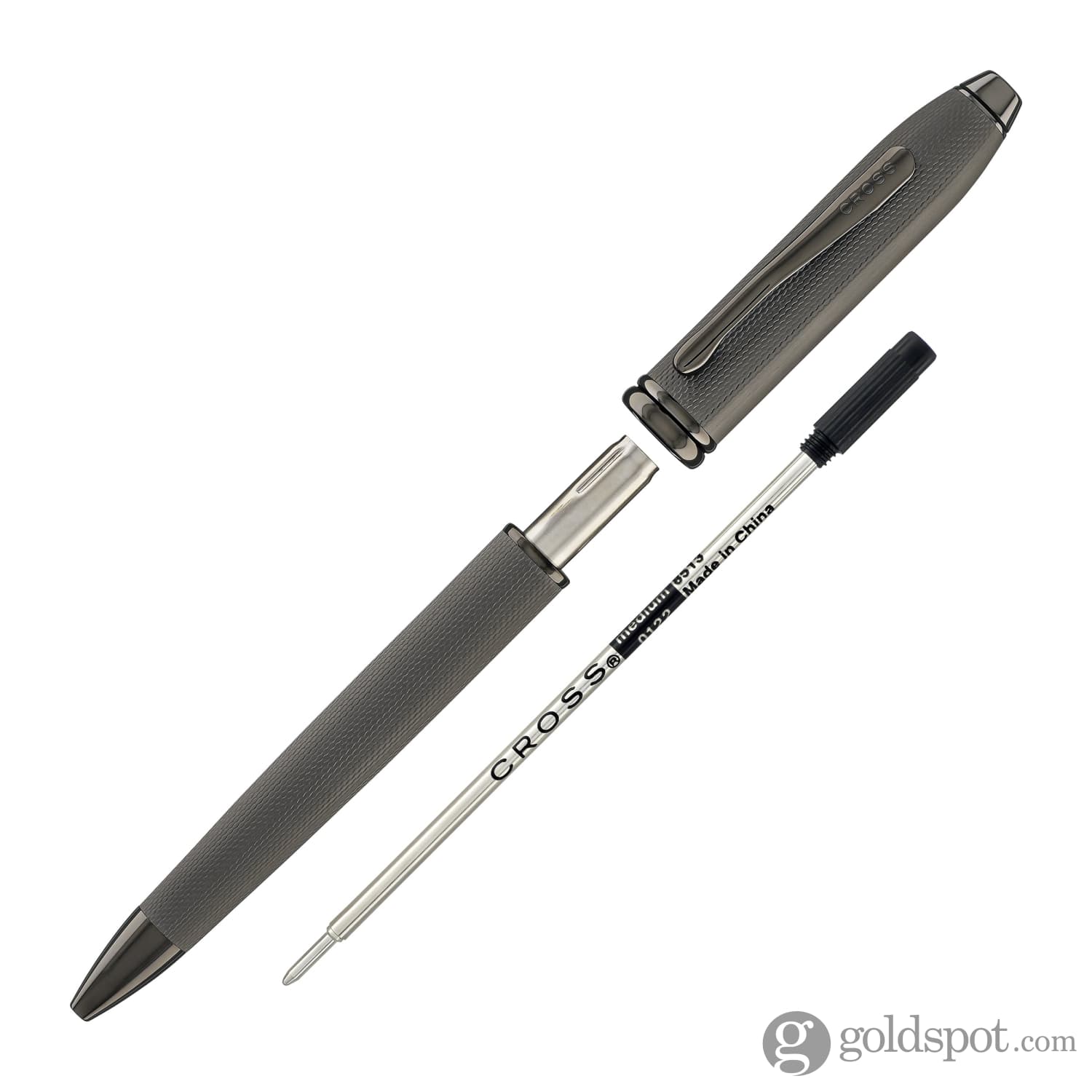 1873-cross-townsend-ballpoint-pen-in-polished-slate-gray-engraved-diamond-pattern-6.jpg Cross Townsend Ballpoint Pen in Polished Slate Gray Engraved Diamond Pattern