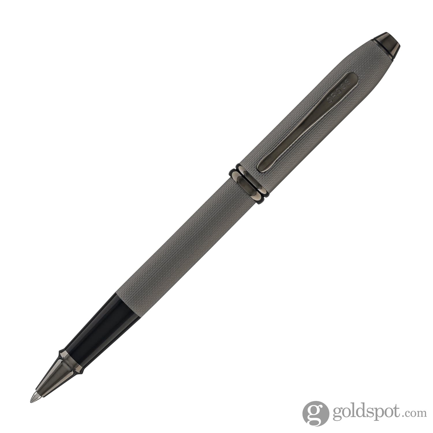 1874-cross-townsend-rollerball-pen-in-polished-slate-gray-engraved-diamond-pattern-2.jpg Cross Townsend Rollerball Pen in Polished Slate Gray Engraved Diamond Pattern