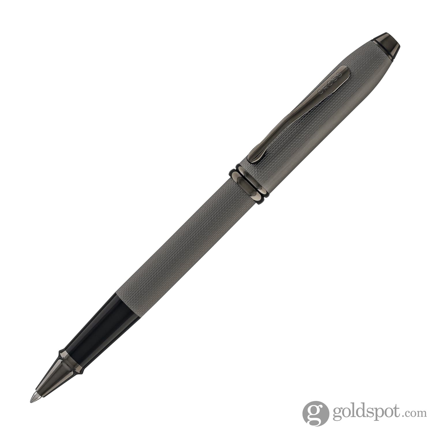 1874-cross-townsend-rollerball-pen-in-polished-slate-gray-engraved-diamond-pattern-3.jpg Cross Townsend Rollerball Pen in Polished Slate Gray Engraved Diamond Pattern