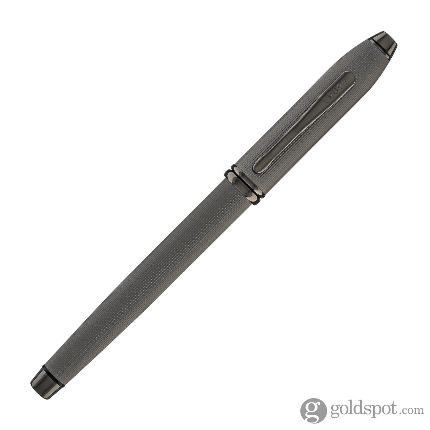 1874-cross-townsend-rollerball-pen-in-polished-slate-gray-engraved-diamond-pattern-5.jpg Cross Townsend Rollerball Pen in Polished Slate Gray Engraved Diamond Pattern