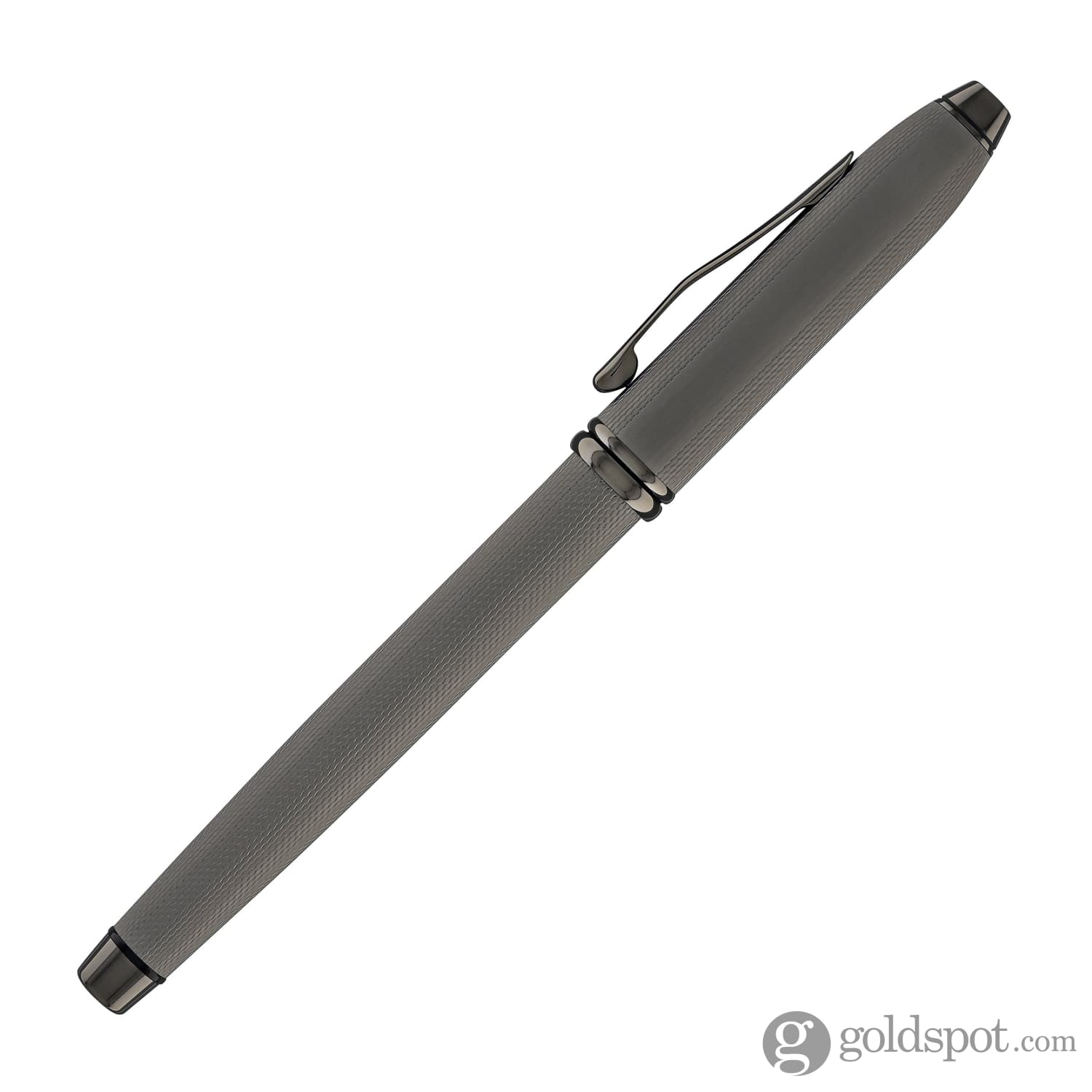 1874-cross-townsend-rollerball-pen-in-polished-slate-gray-engraved-diamond-pattern-6.jpg Cross Townsend Rollerball Pen in Polished Slate Gray Engraved Diamond Pattern