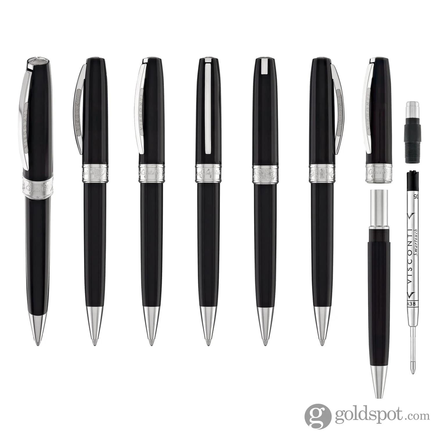 1882-visconti-michelangelo-ballpoint-pen-in-black-7.webp Visconti Michelangelo Ballpoint Pen in Black