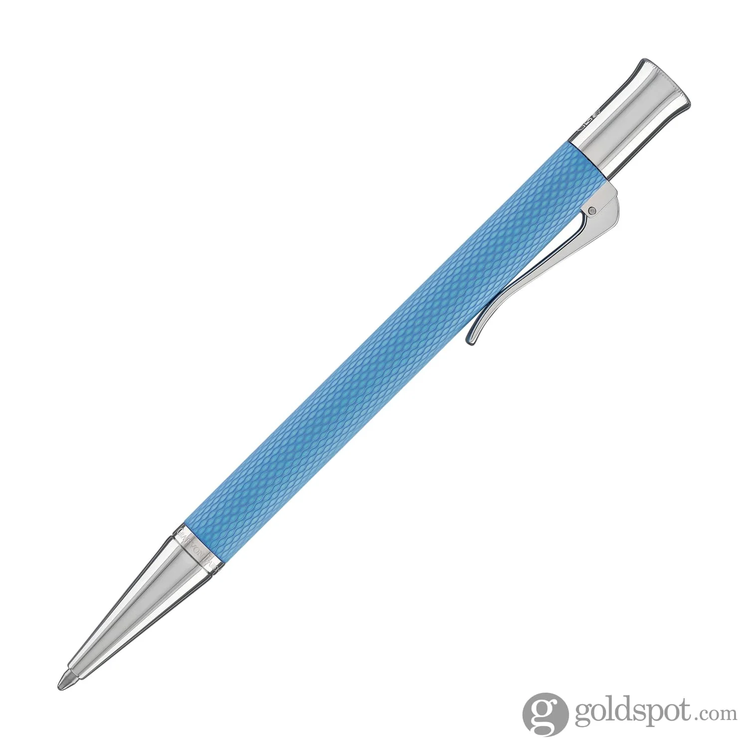 1883-faber-castell-guilloche-ballpoint-pen-in-gulf-blue-5.webp Faber-Castell Guilloche Ballpoint Pen in Gulf Blue