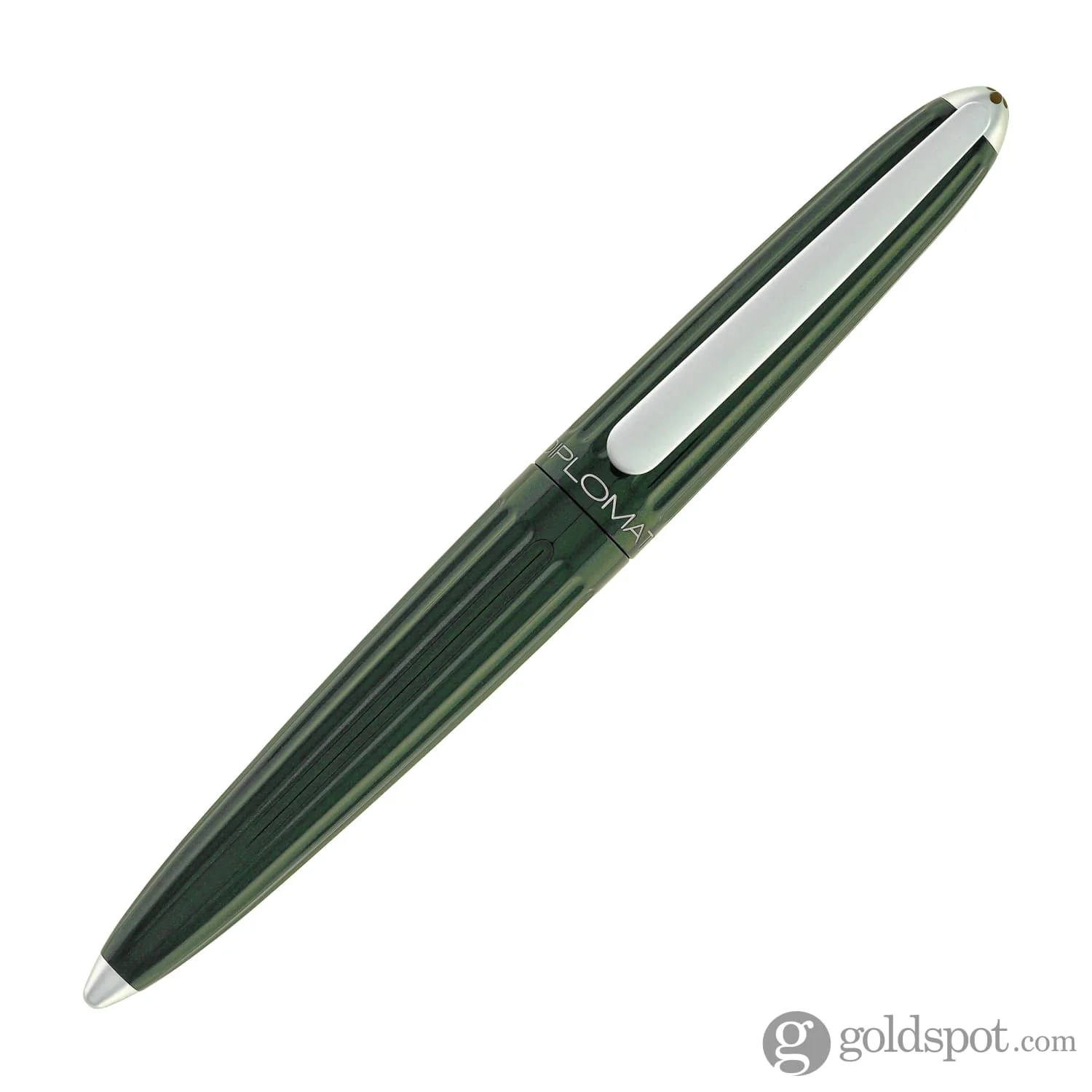 Diplomat Aero Rollerball Pen in Evergreen