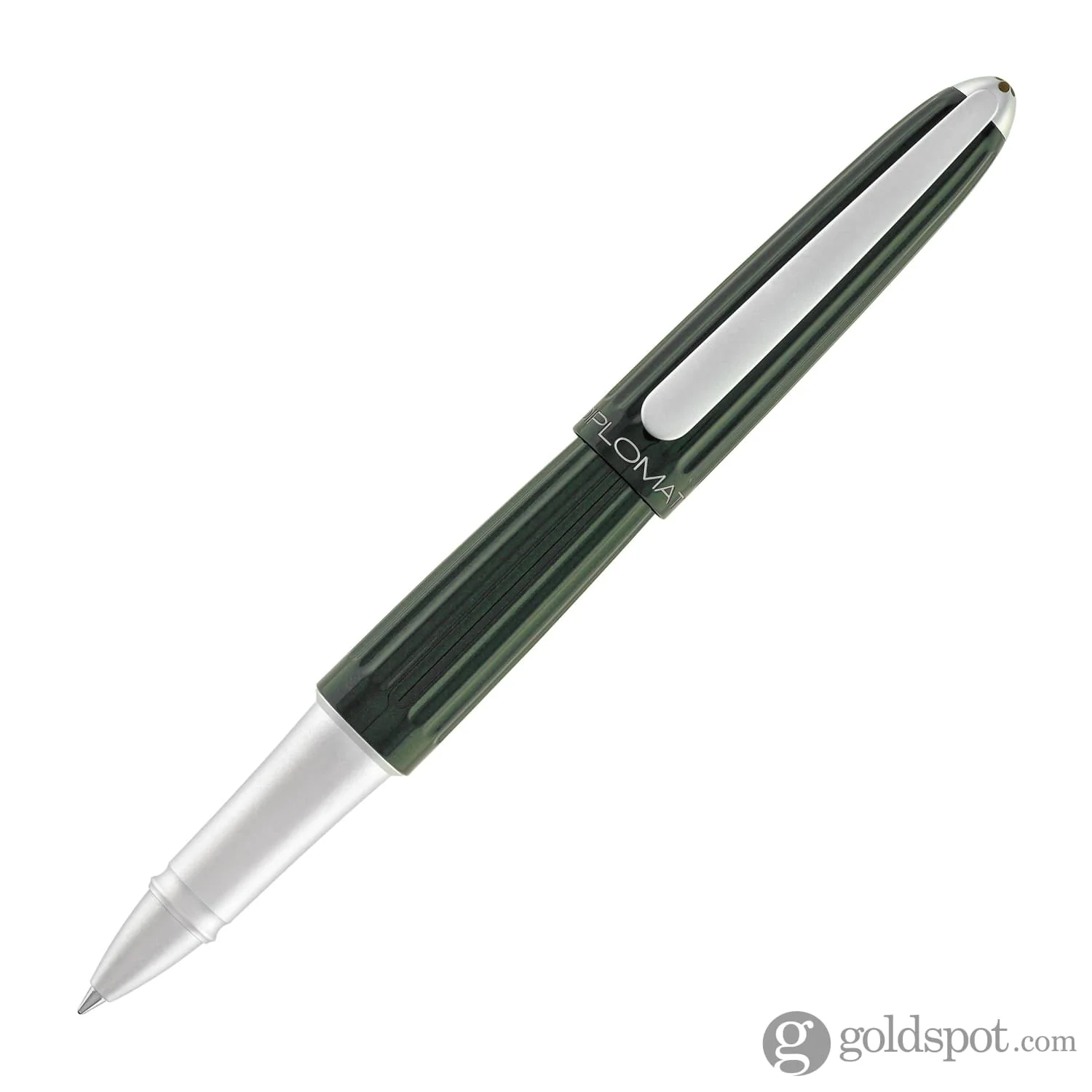 Diplomat Aero Rollerball Pen in Evergreen