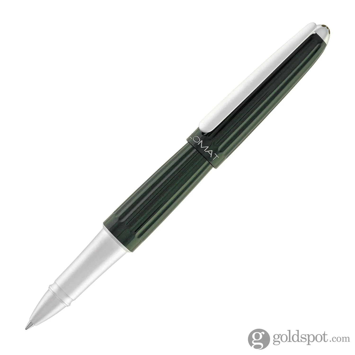 Diplomat Aero Rollerball Pen in Evergreen