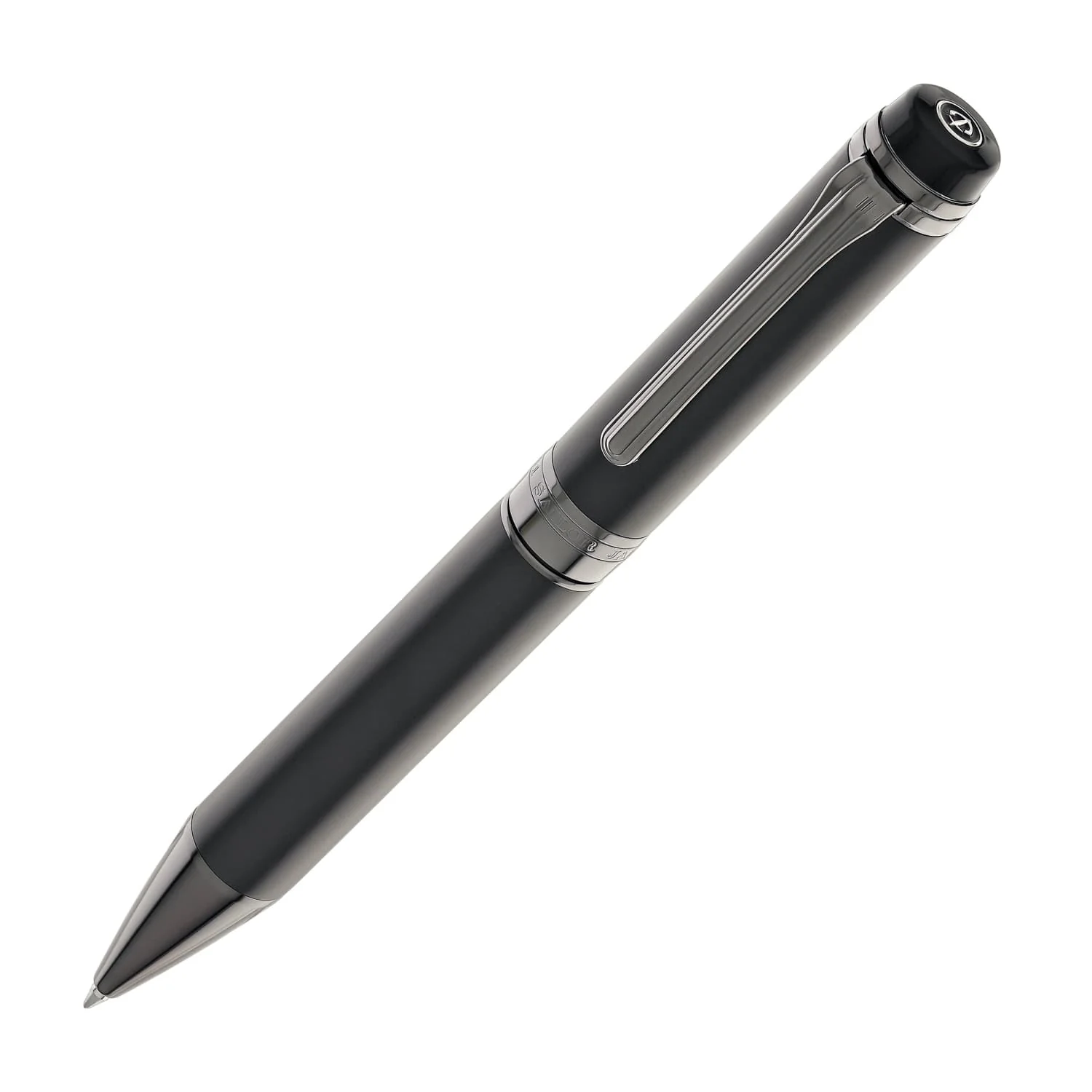 1888-sailor-cylint-ballpoint-pen-in-matte-black-stainless-steel-with-black-ion-trim-1.webp Sailor Cylint Ballpoint Pen in Matte Black Stainless Steel with Black Ion Trim