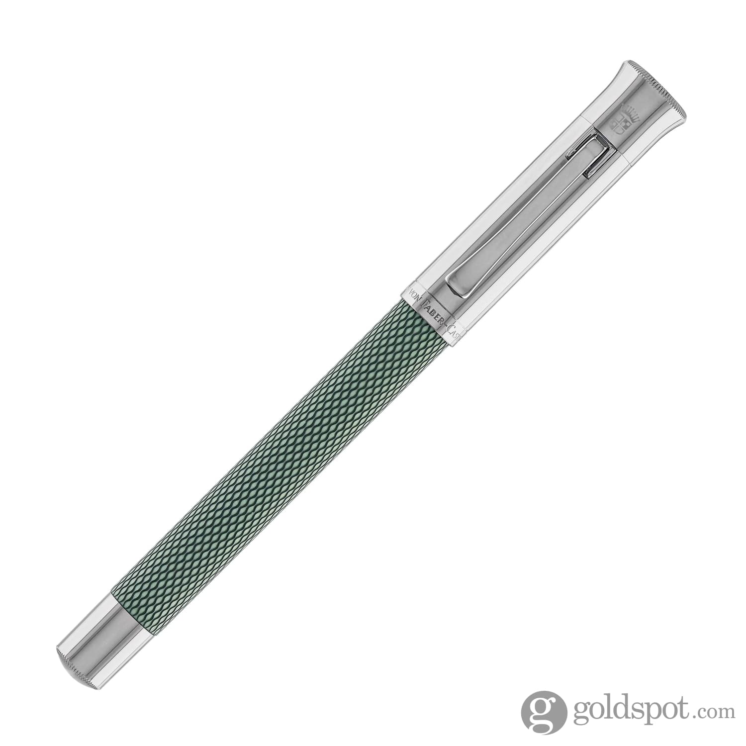 Faber-Castell Guilloche Rollerball Pen in Sage Green