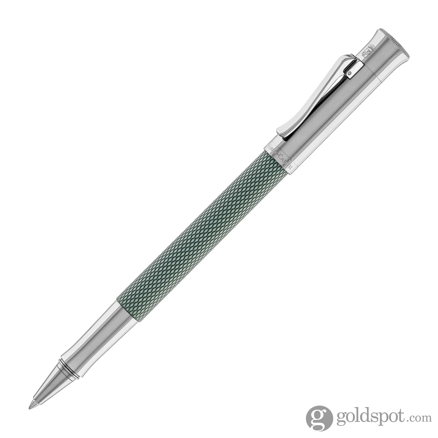 Faber-Castell Guilloche Rollerball Pen in Sage Green
