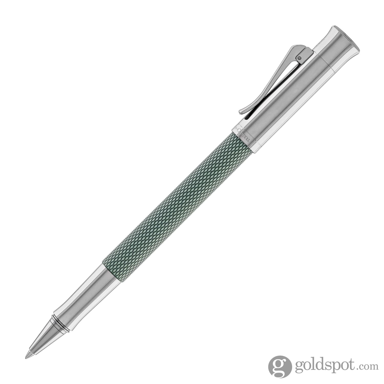 Faber-Castell Guilloche Rollerball Pen in Sage Green