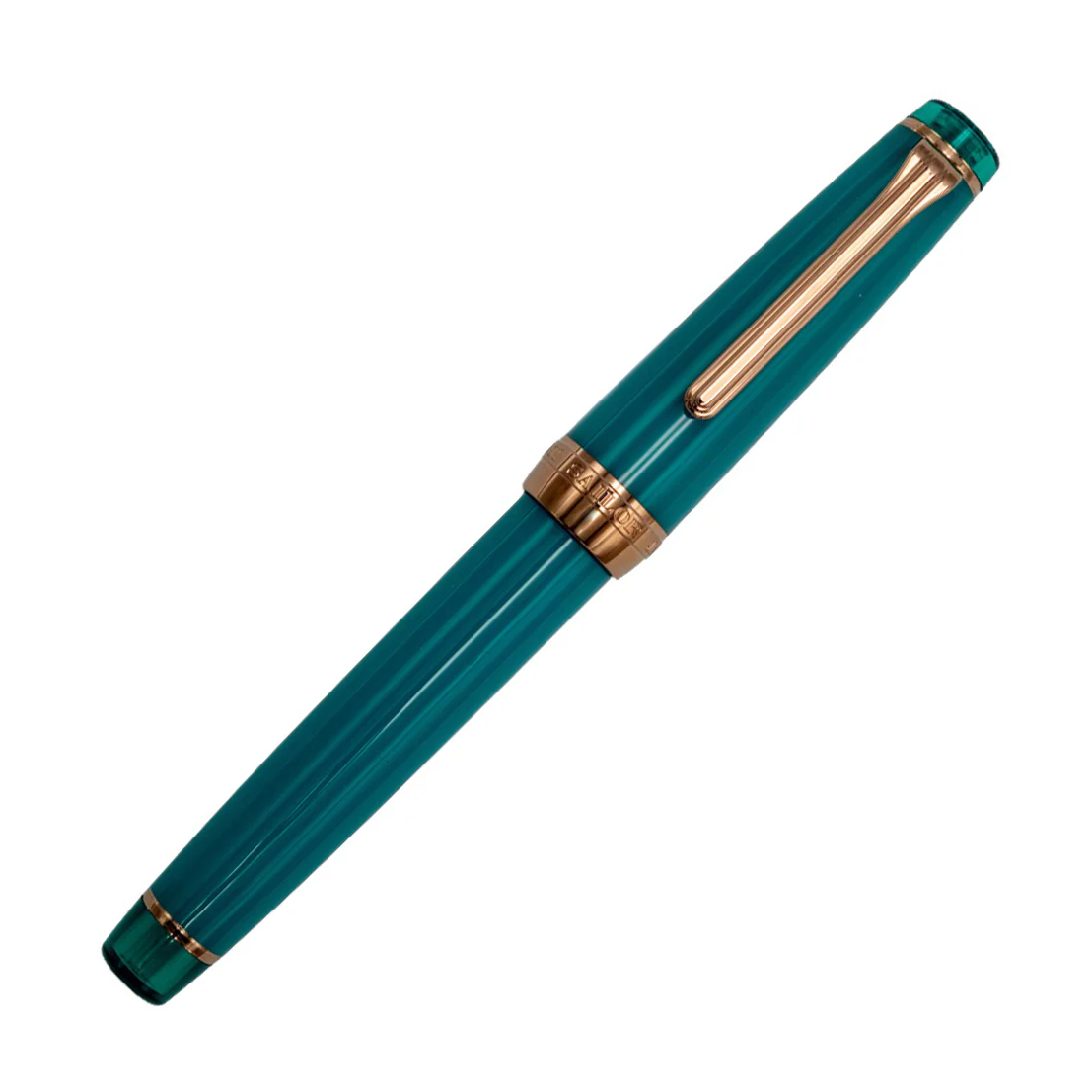 1893-sailor-pro-gear-regular-fountain-pen-in-lucky-charm-2-translucent-clover-teal-2.webp Sailor Pro Gear Regular Fountain Pen in Lucky Charm 2 Translucent Clover Teal