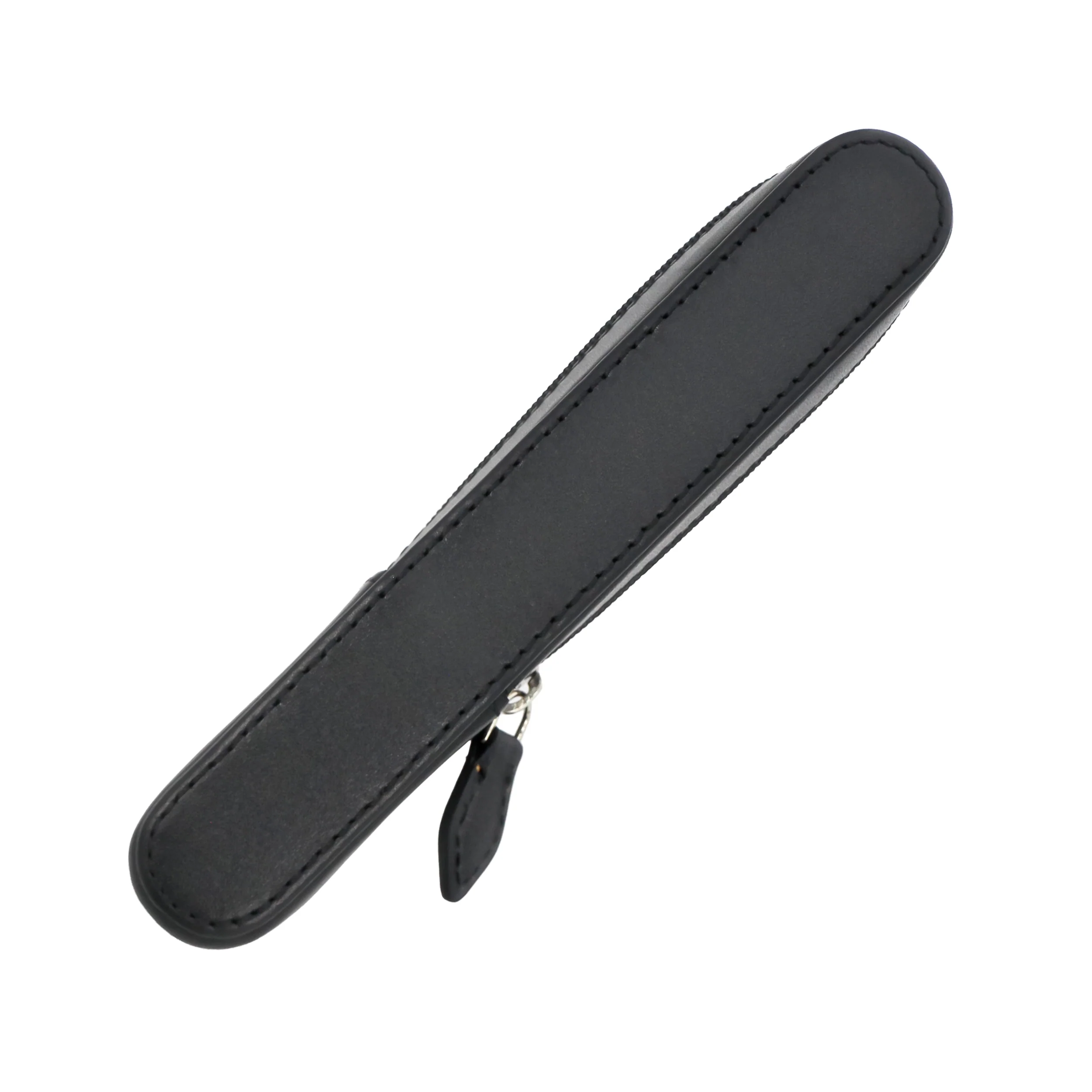 1913-visconti-classic-black-leather-1-pen-case-with-red-lining-2.webp Visconti Classic Black Leather 1 Pen Case with Red Lining