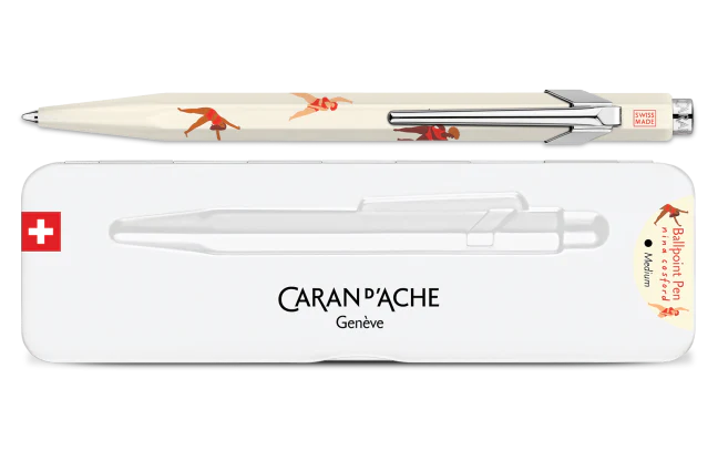 1915-caran-d-ache-849-nina-cosford-ballpoint-pen-in-light-cream-2.webp Caran d'Ache 849 Nina Cosford Ballpoint Pen in Light Cream