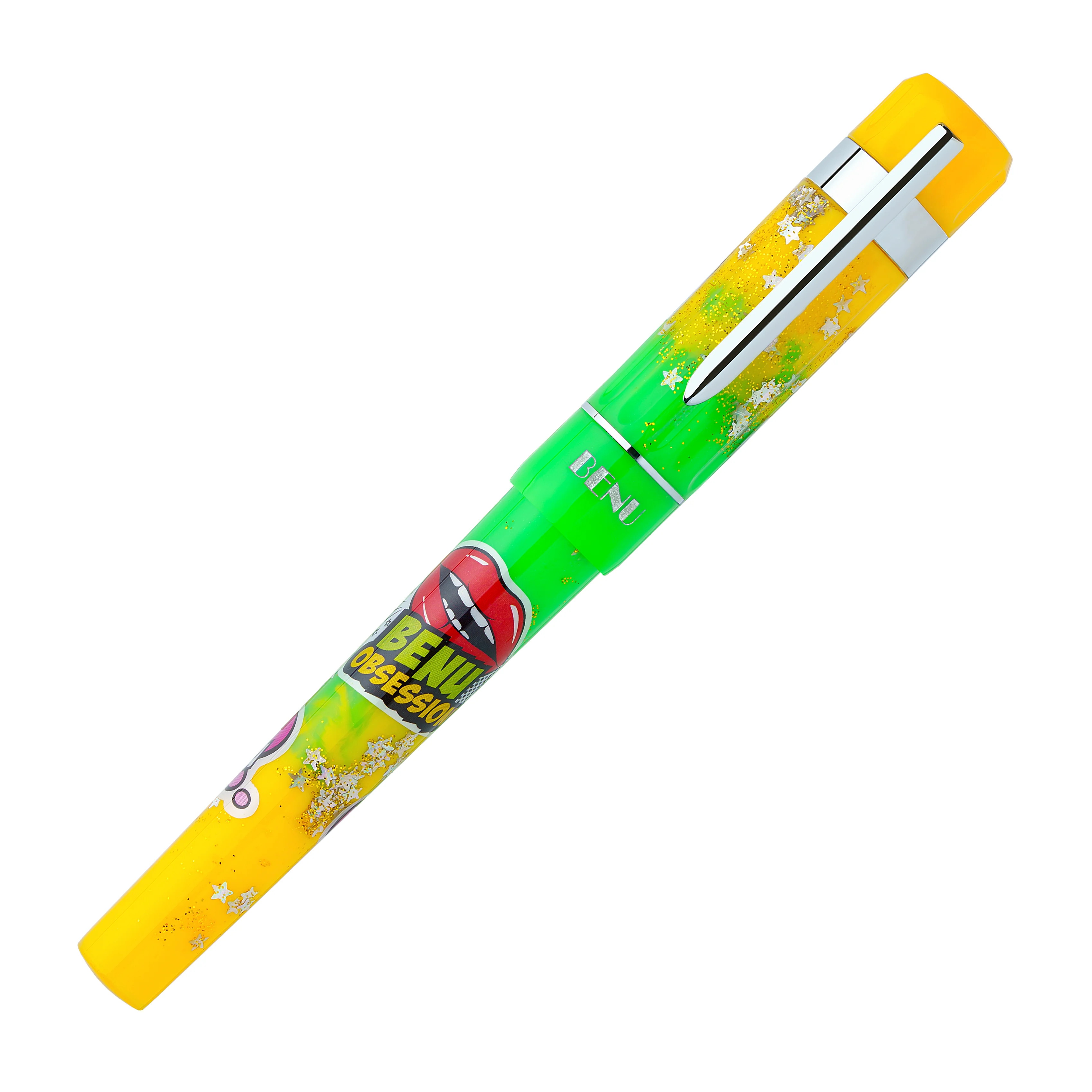 1918-benu-tribute-pop-art-capsule-fountain-pen-in-pop-1.webp Benu Tribute Pop Art Capsule Fountain Pen in Pop!