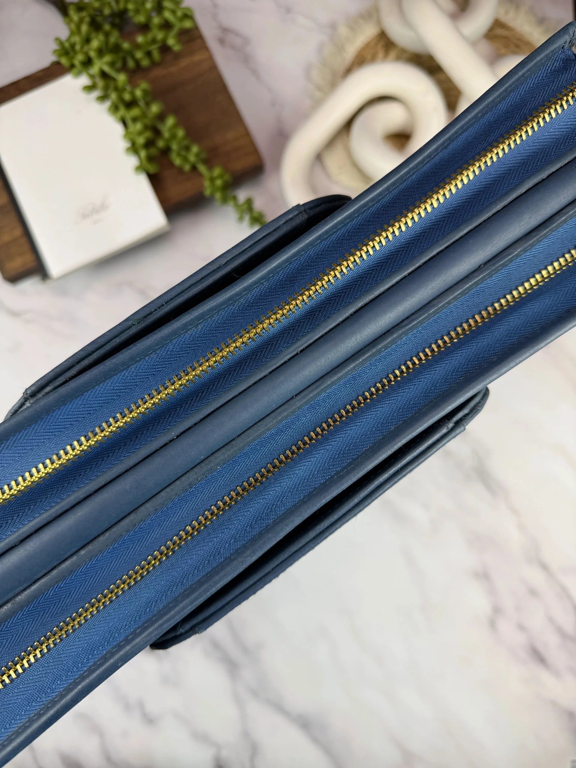 Girologio 96 Zippered Pen Case in Royal Cobalt