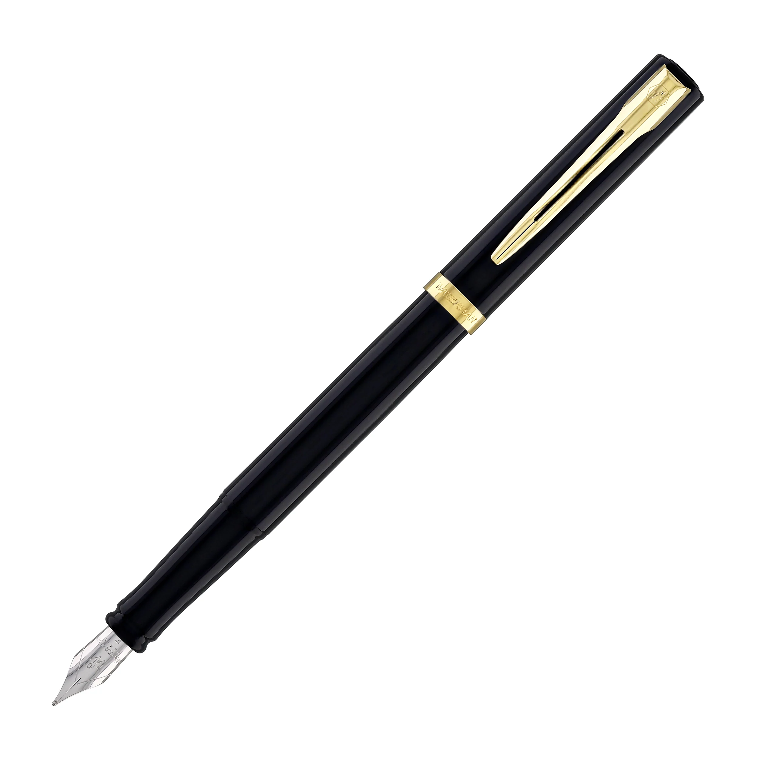 1944-waterman-impression-fountain-pen-in-black-with-gold-coated-fine-point-3.webp Waterman Impression Fountain Pen in Black with Gold Coated - Fine Point