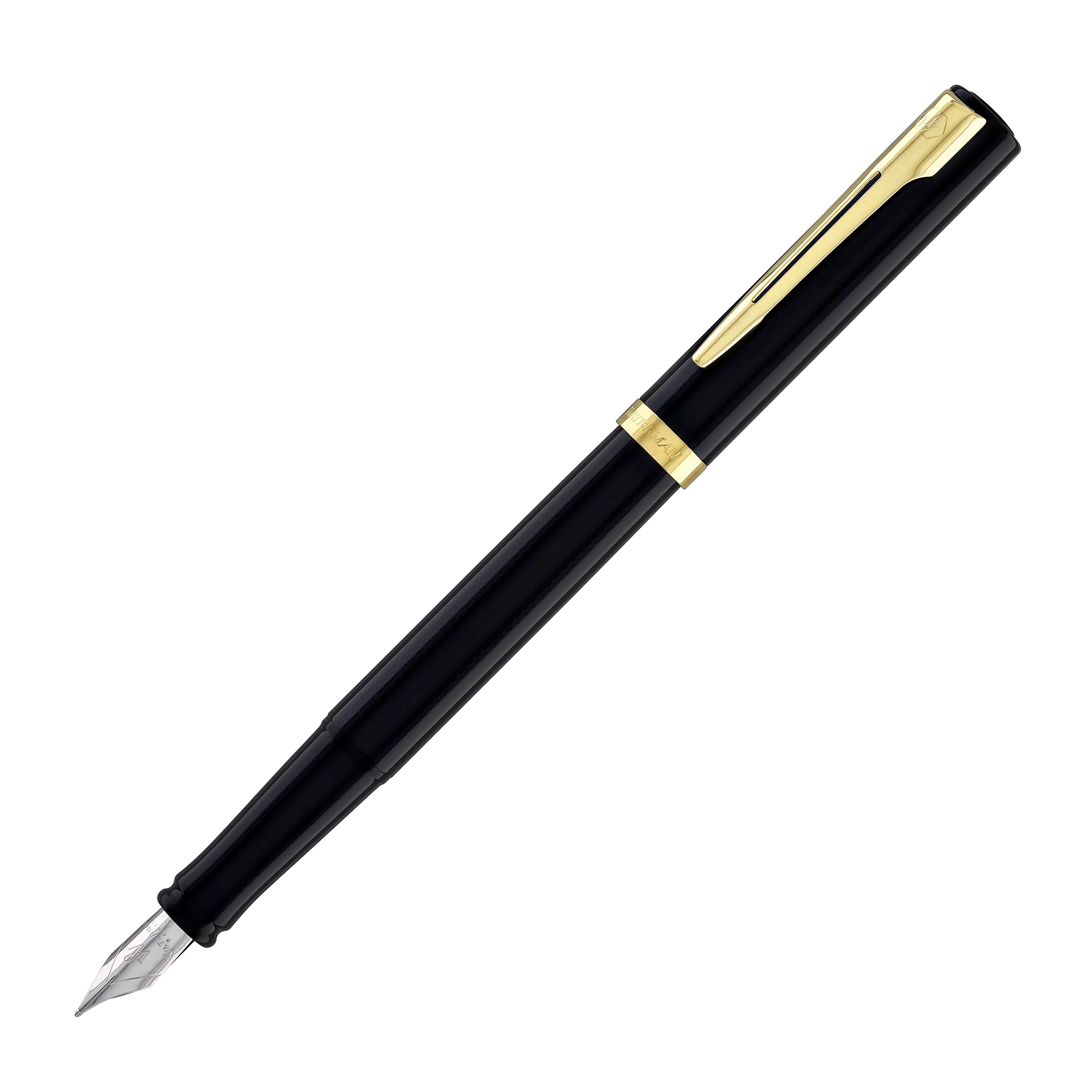 1944-waterman-impression-fountain-pen-in-black-with-gold-coated-fine-point-4.webp Waterman Impression Fountain Pen in Black with Gold Coated - Fine Point