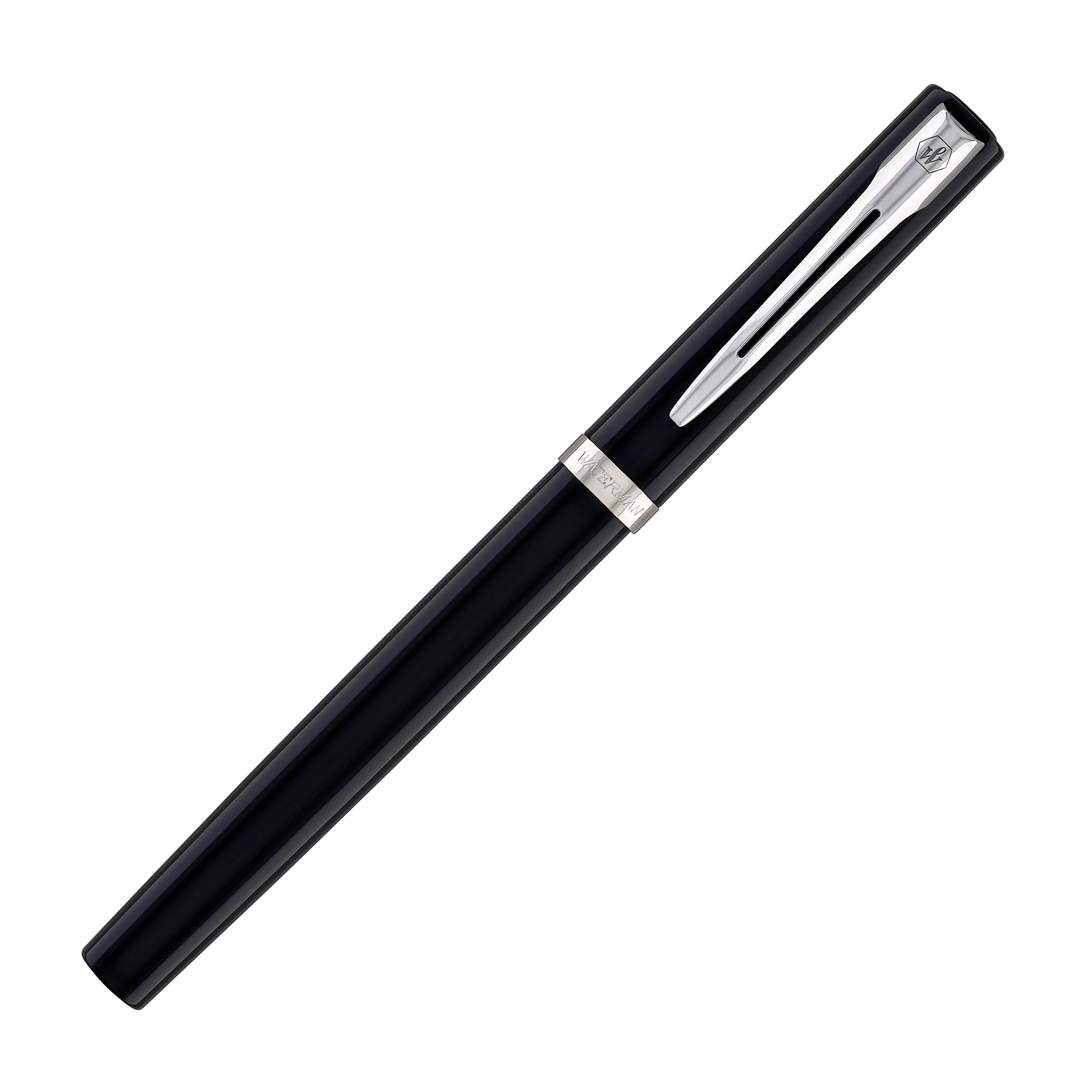 Waterman Impression Fountain Pen in Black with Palladium Coated - Fine Point