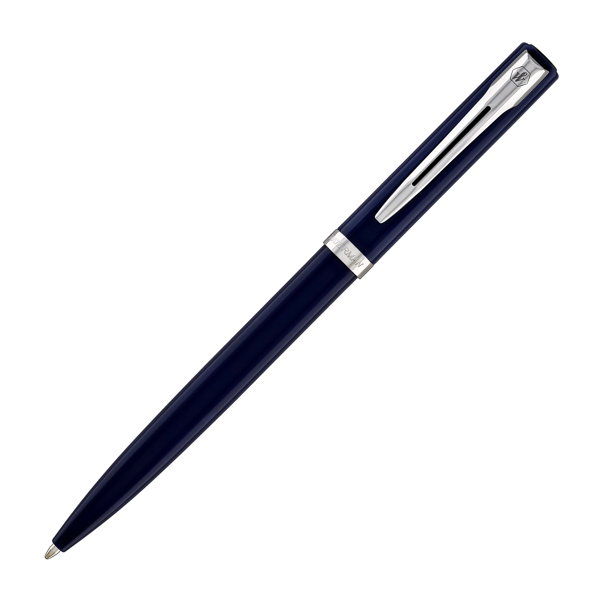 1946-waterman-impression-ballpoint-pen-in-blue-with-palladium-coated-2.webp Waterman Impression Ballpoint Pen in Blue with Palladium Coated
