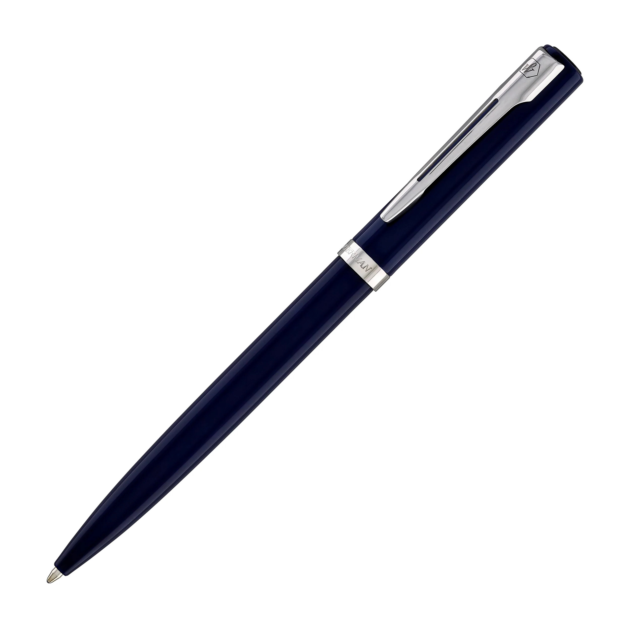 1946-waterman-impression-ballpoint-pen-in-blue-with-palladium-coated-3.webp Waterman Impression Ballpoint Pen in Blue with Palladium Coated