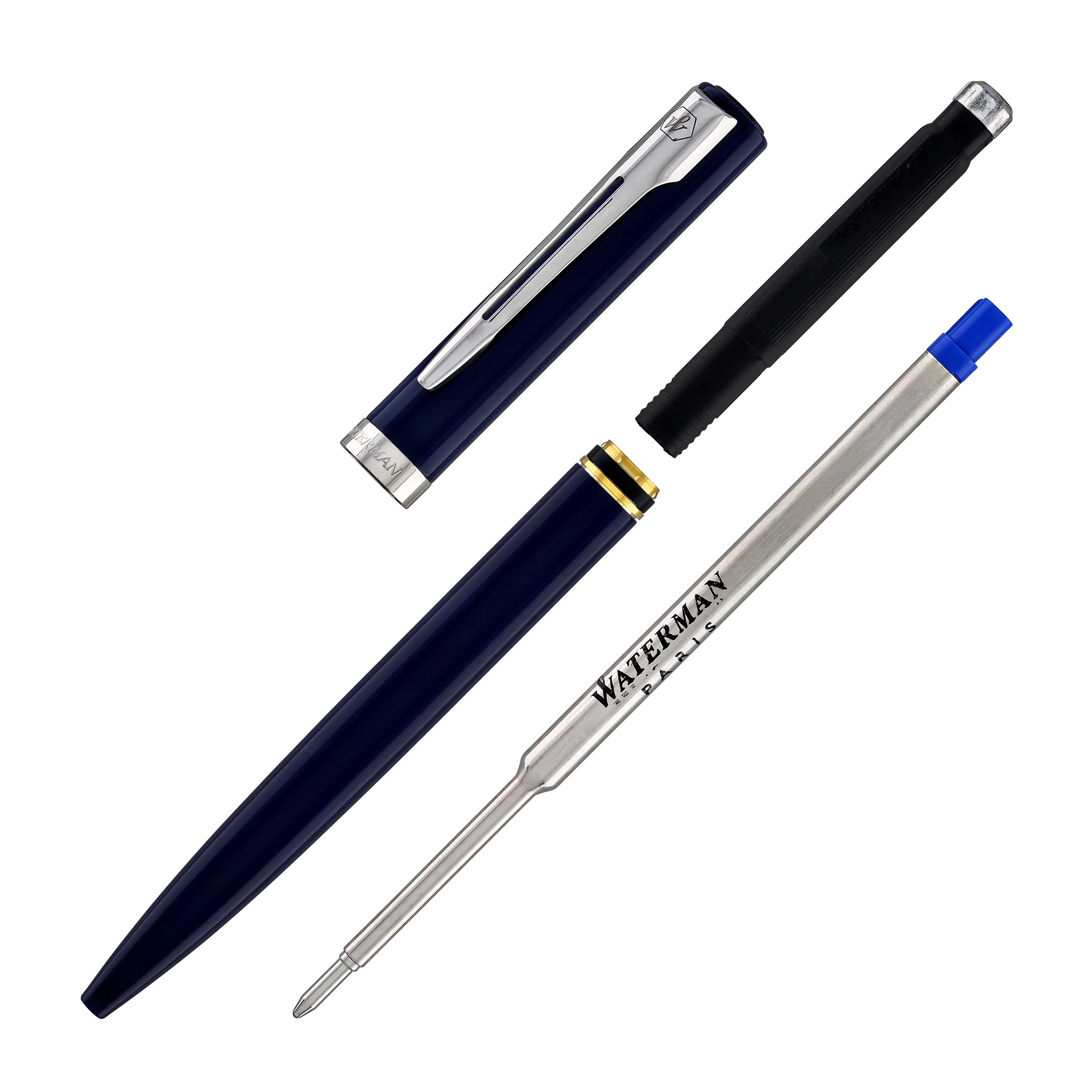 1946-waterman-impression-ballpoint-pen-in-blue-with-palladium-coated-6.webp Waterman Impression Ballpoint Pen in Blue with Palladium Coated