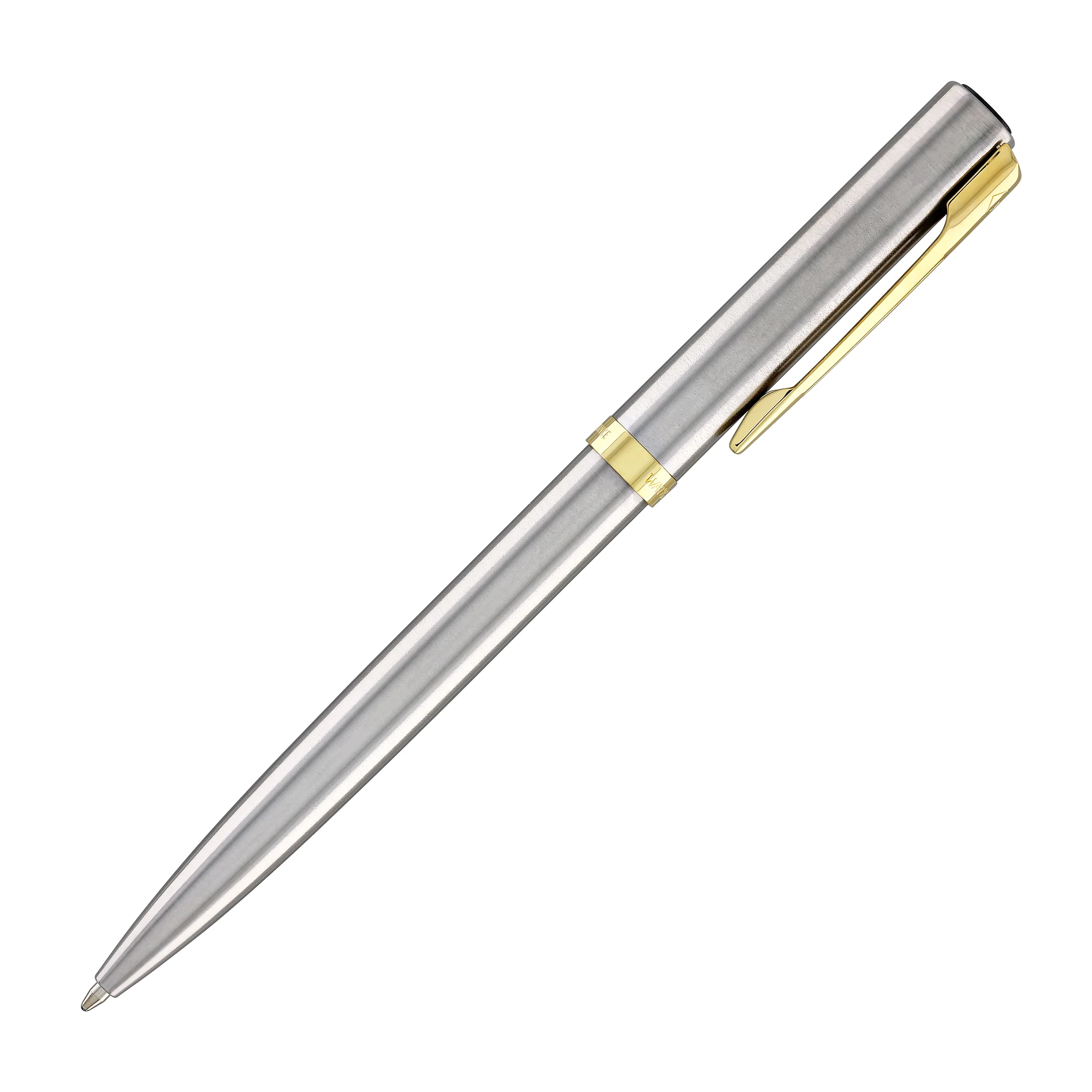 1947-waterman-impression-ballpoint-pen-in-stainless-steel-with-gold-coated-5.webp Waterman Impression Ballpoint Pen in Stainless Steel with Gold Coated
