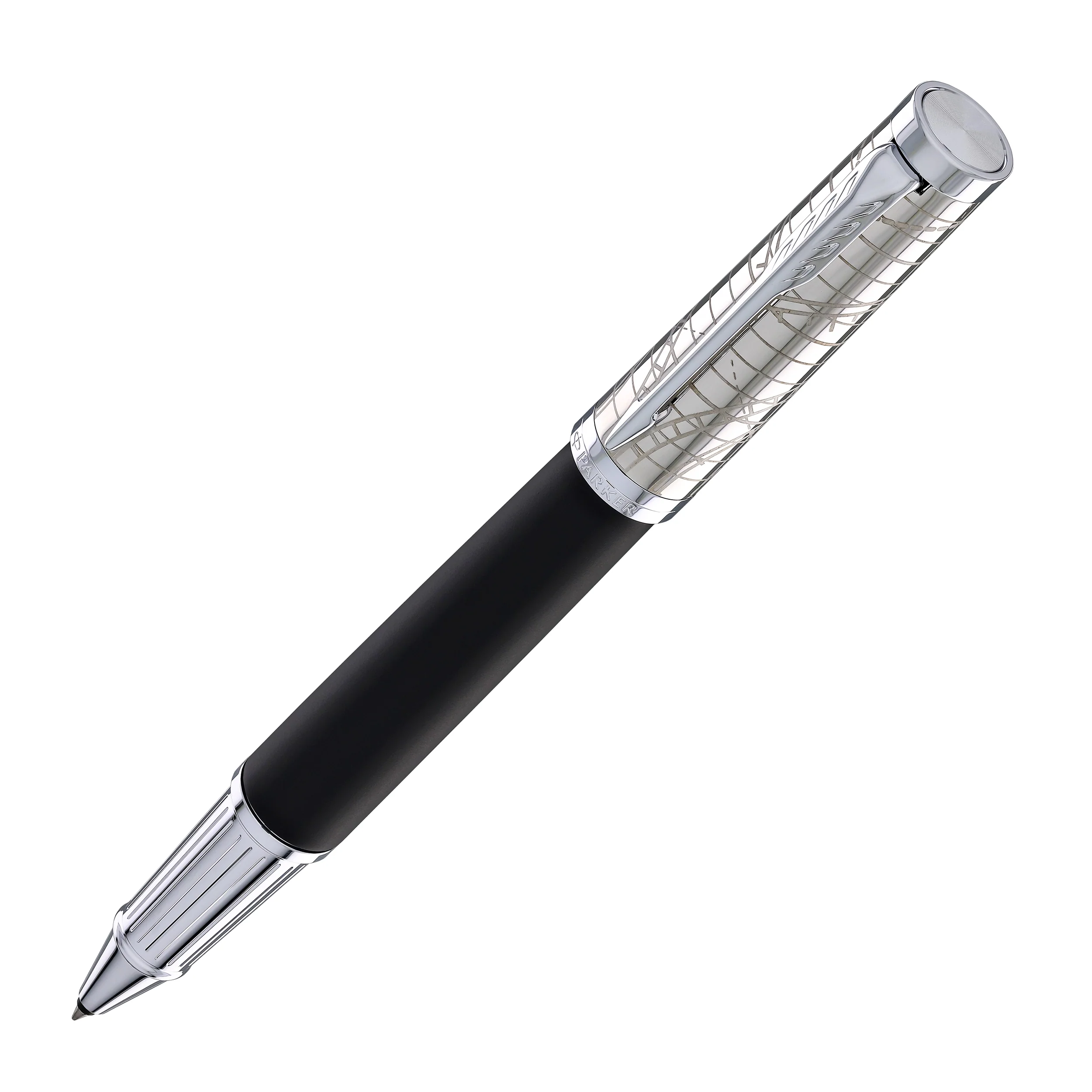 1950-parker-ingenuity-rollerball-pen-in-legacy-of-flight-with-chrome-trim-1.webp Parker Ingenuity Rollerball Pen in Legacy of Flight with Chrome Trim