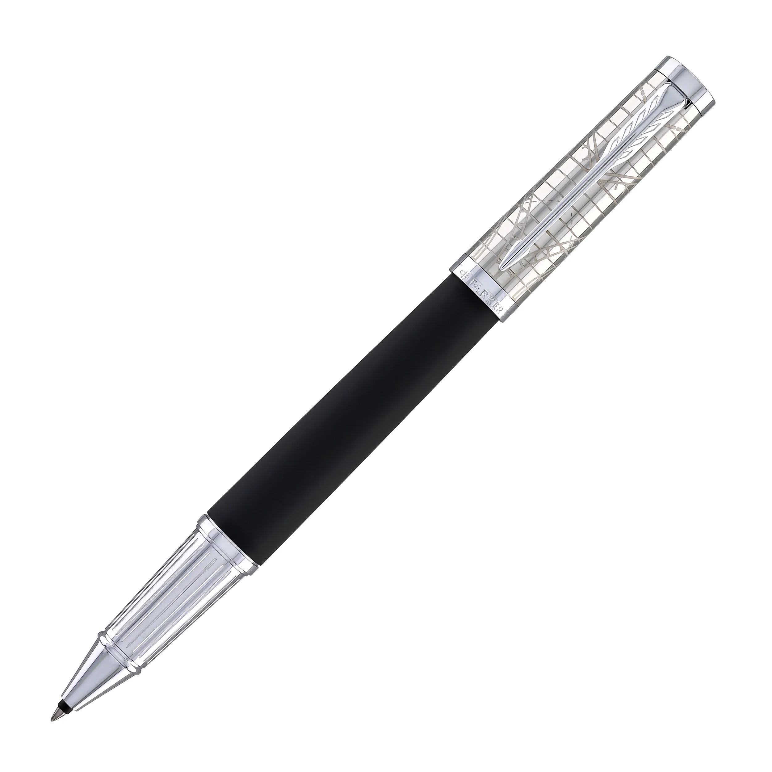 1950-parker-ingenuity-rollerball-pen-in-legacy-of-flight-with-chrome-trim-3.webp Parker Ingenuity Rollerball Pen in Legacy of Flight with Chrome Trim