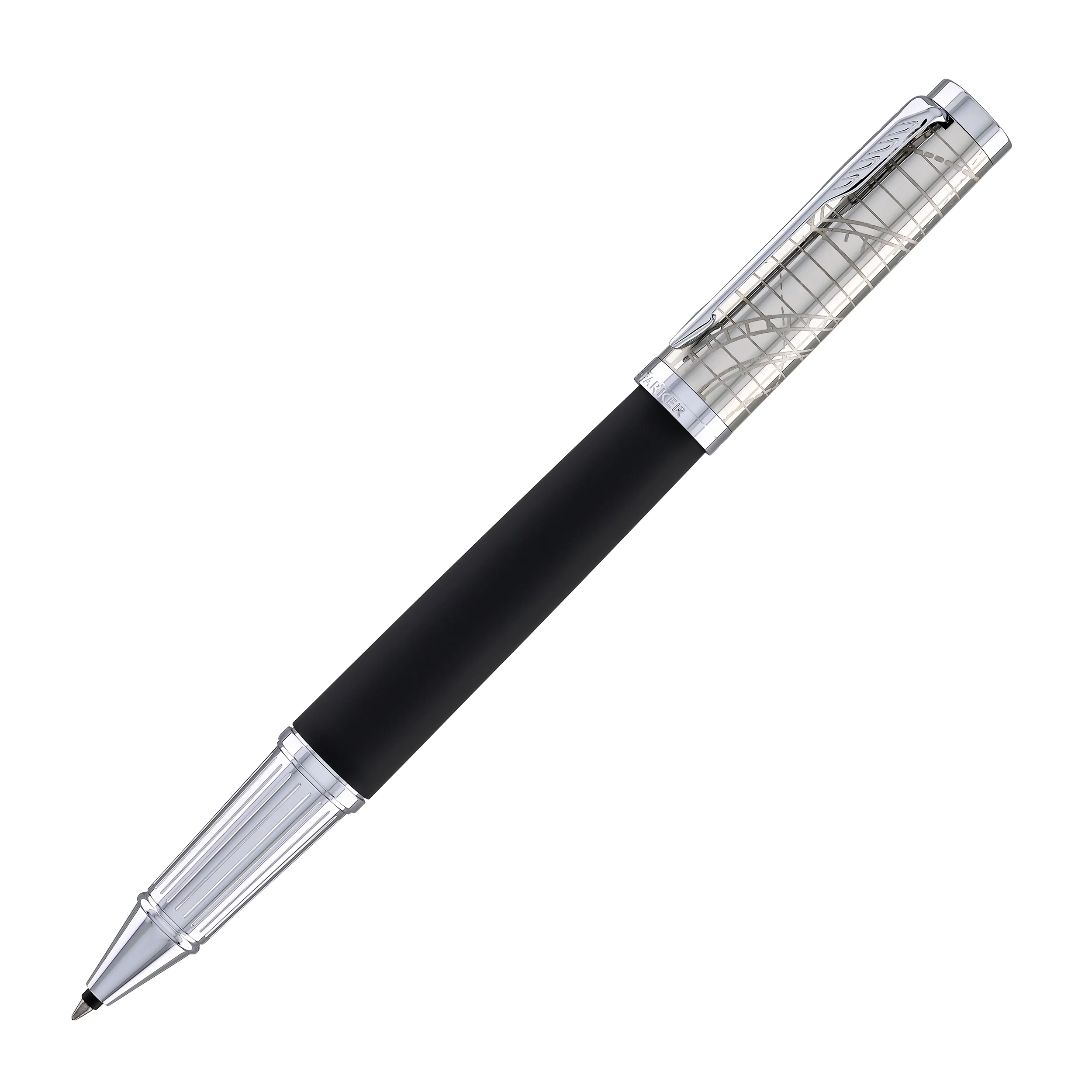 1950-parker-ingenuity-rollerball-pen-in-legacy-of-flight-with-chrome-trim-4.webp Parker Ingenuity Rollerball Pen in Legacy of Flight with Chrome Trim