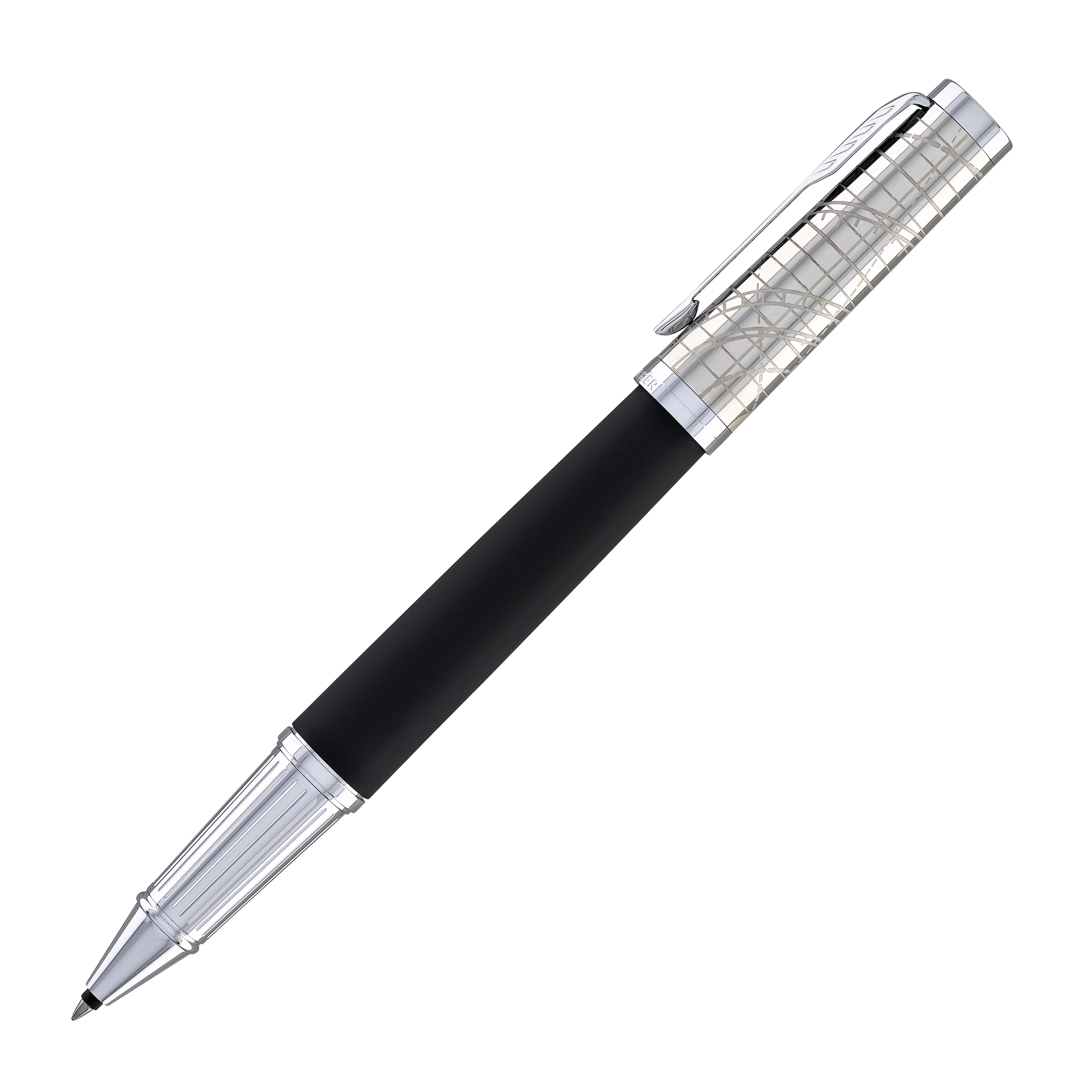 1950-parker-ingenuity-rollerball-pen-in-legacy-of-flight-with-chrome-trim-5.webp Parker Ingenuity Rollerball Pen in Legacy of Flight with Chrome Trim