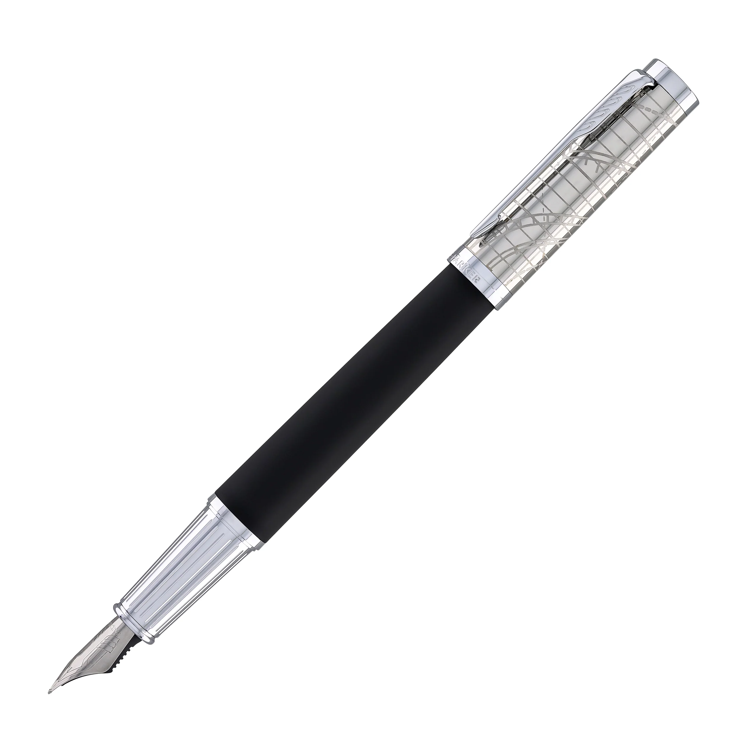 Parker Ingenuity Fountain Pen in Legacy of Flight with Chrome - Fine Point