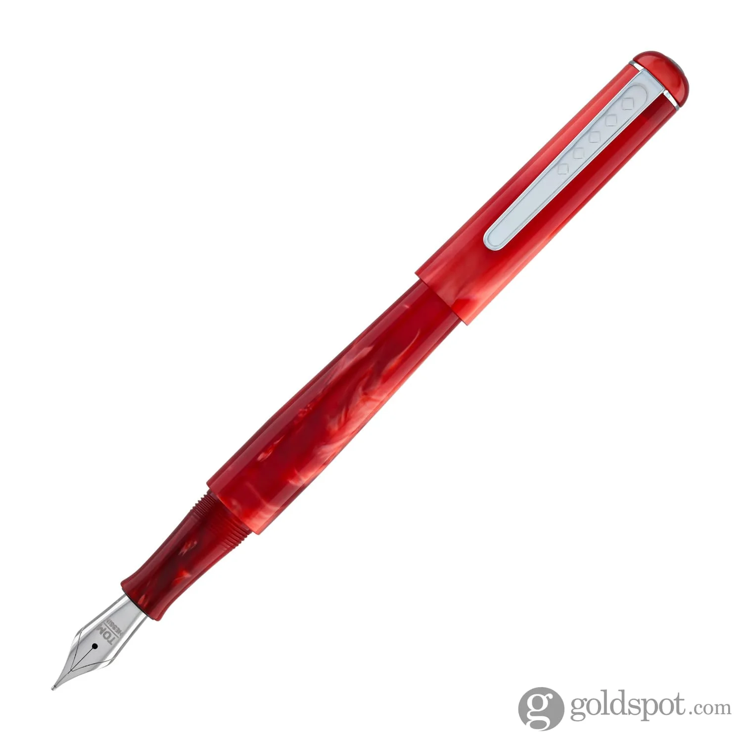 Tom Hessin Charles Fountain Pen in Exhibition Red