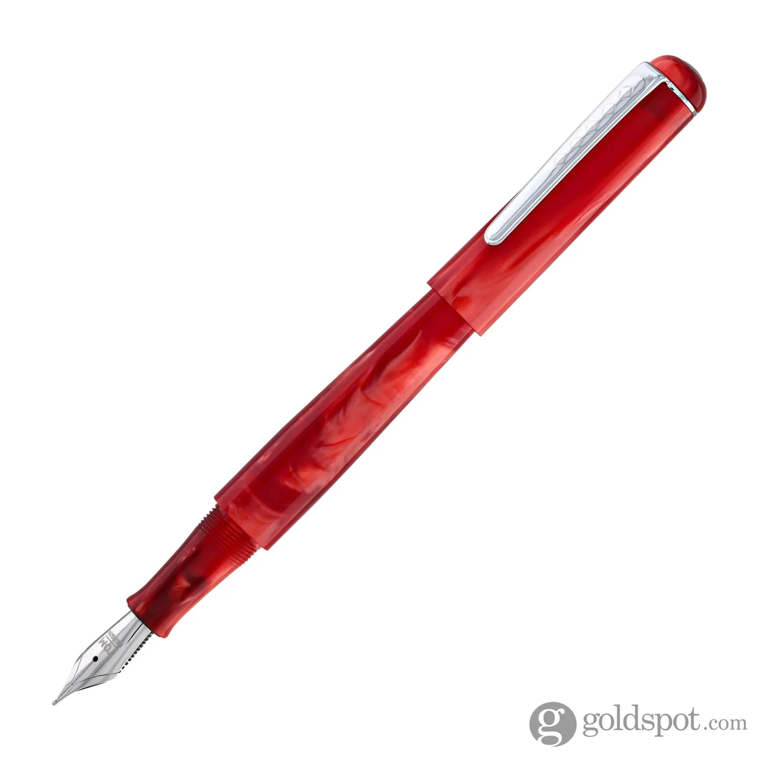 Tom Hessin Charles Fountain Pen in Exhibition Red
