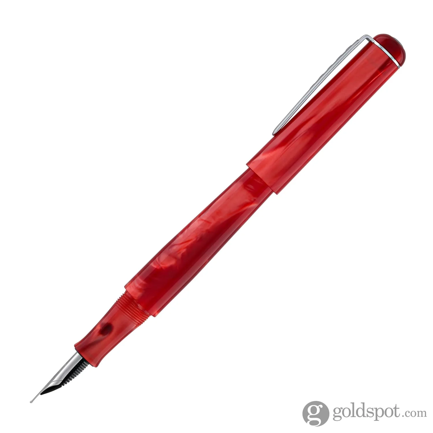 Tom Hessin Charles Fountain Pen in Exhibition Red