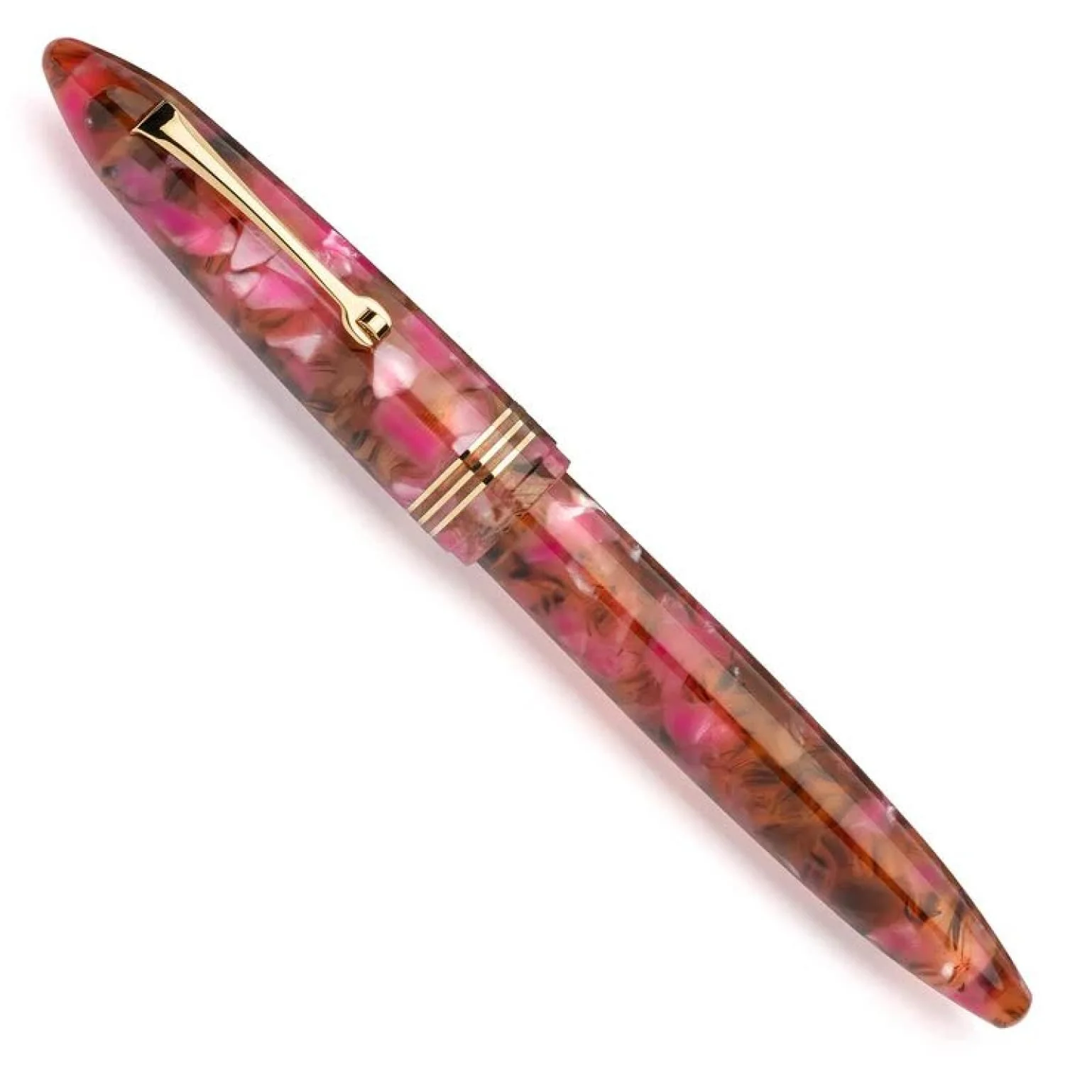 1995-leonardo-furore-rollerball-pen-in-lampone-selvatico-with-gold-trim-1.webp Leonardo Furore Rollerball Pen in Lampone Selvatico with Gold Trim