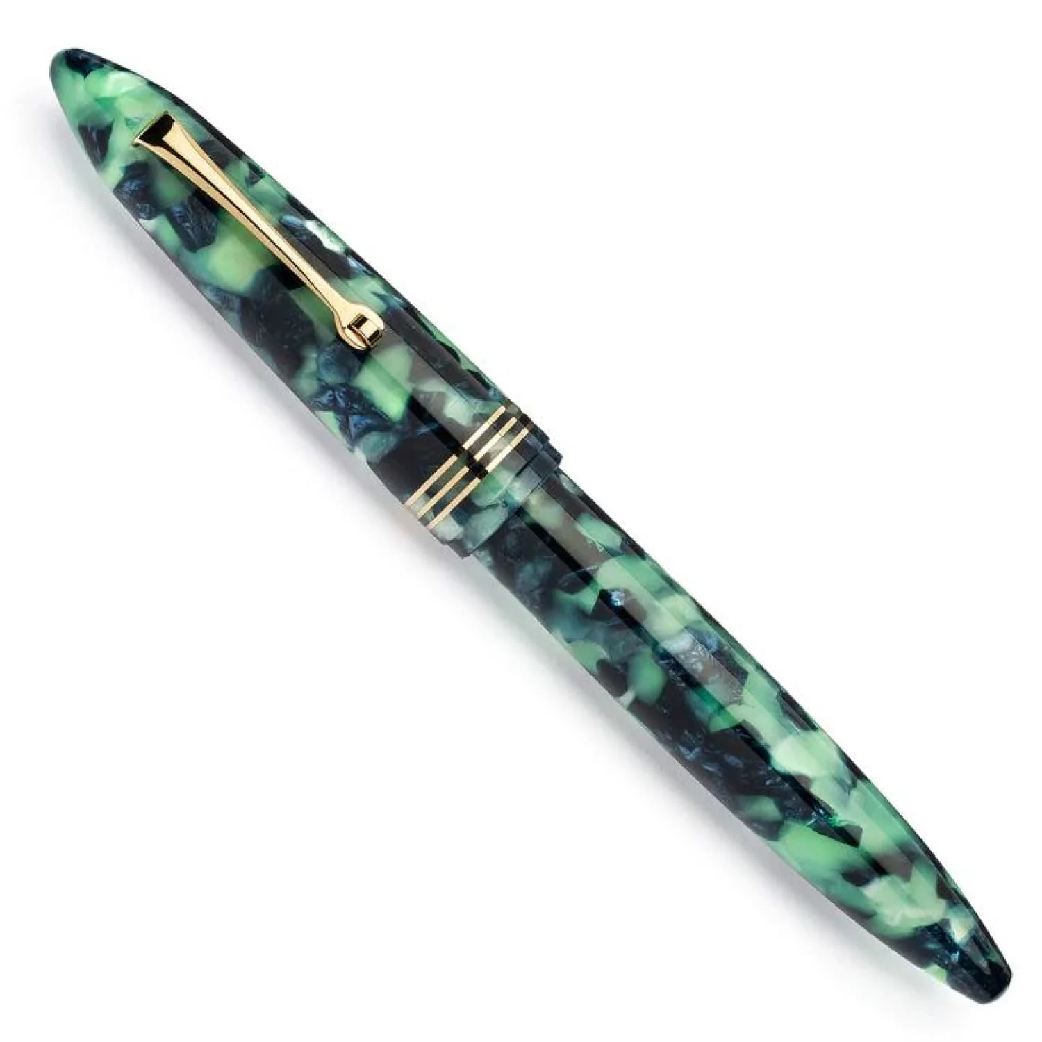1998-leonardo-furore-rollerball-pen-in-fiordo-di-furore-with-gold-trim-1.webp Leonardo Furore Rollerball Pen in Fiordo Di Furore with Gold Trim