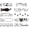 Midori Paintable Rotating Date Stamp in Cat