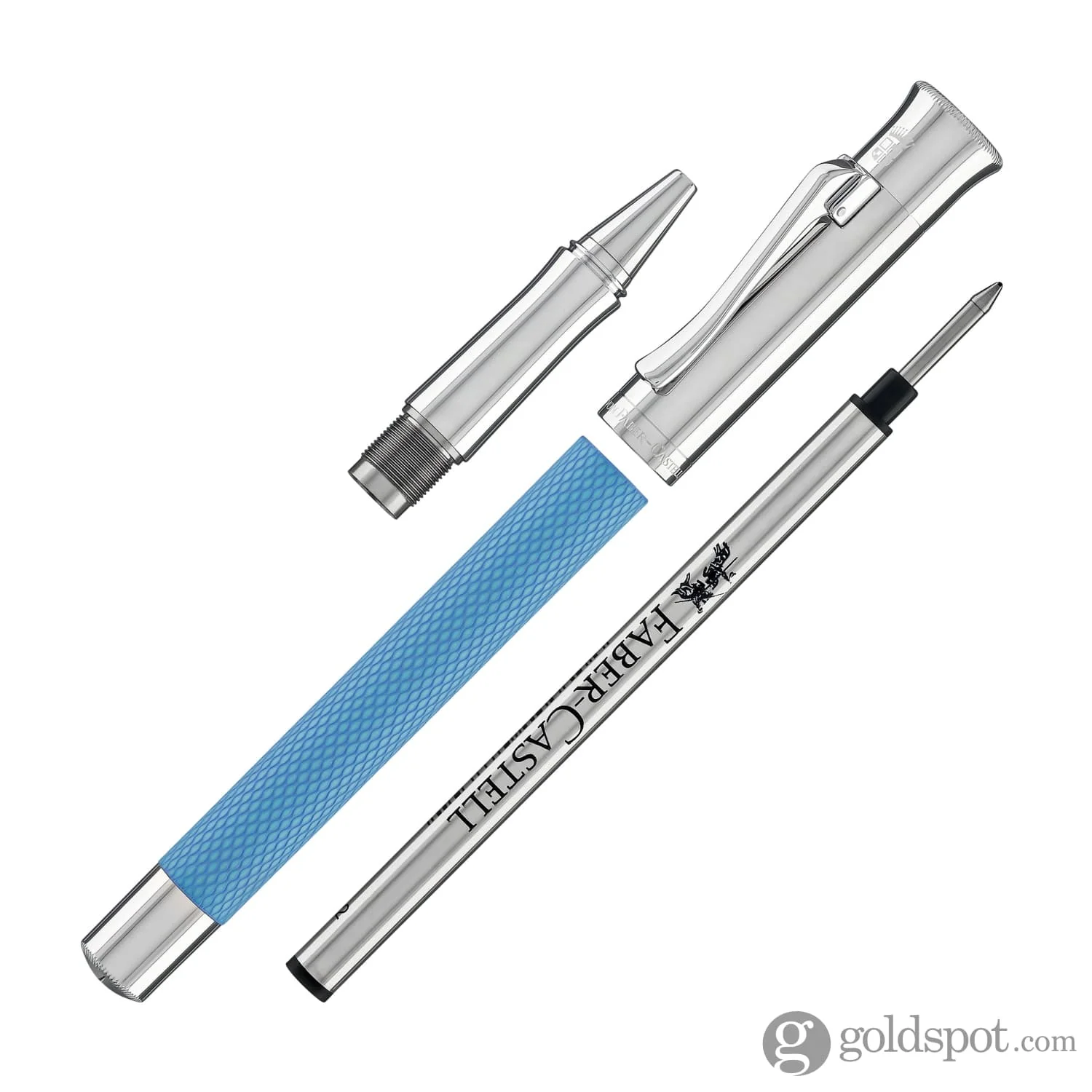 Faber-Castell Guilloche Rollerball Pen in Gulf Blue