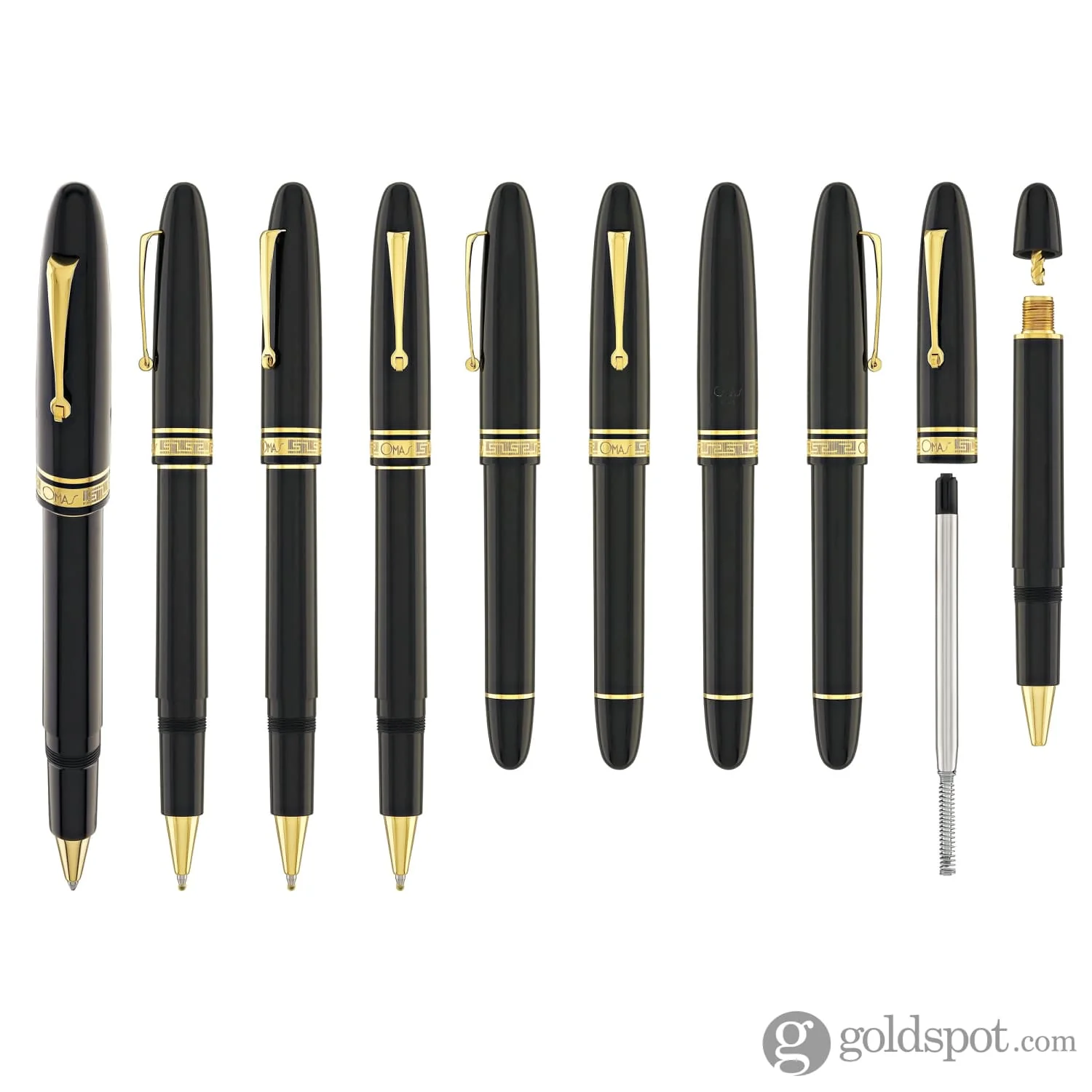 2011-omas-ogiva-rollerball-pen-in-nera-with-gold-trim-10.webp Omas Ogiva Rollerball Pen in Nera with Gold Trim