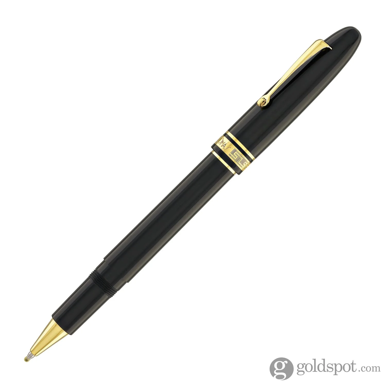 2011-omas-ogiva-rollerball-pen-in-nera-with-gold-trim-4.webp Omas Ogiva Rollerball Pen in Nera with Gold Trim
