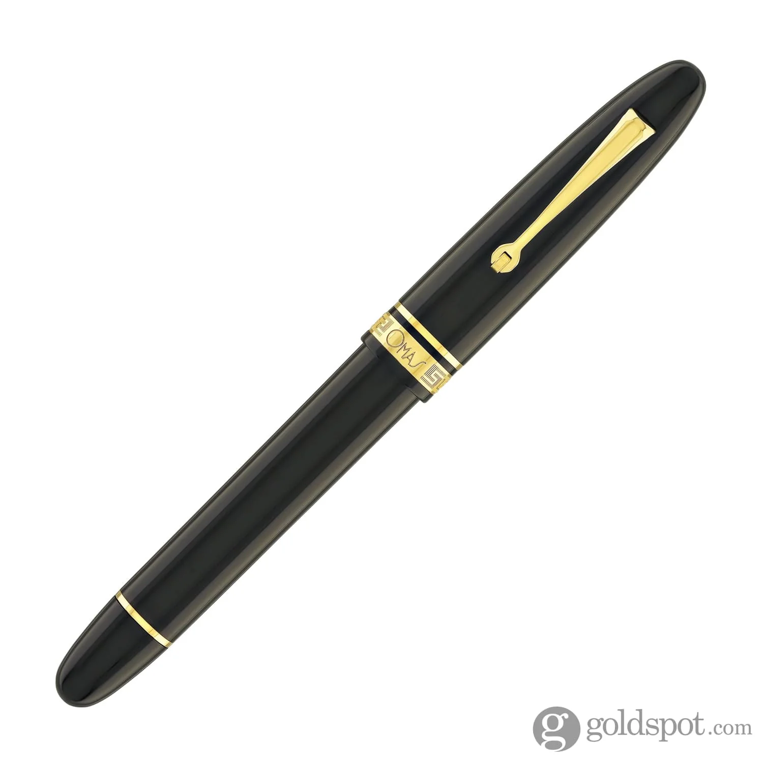 2011-omas-ogiva-rollerball-pen-in-nera-with-gold-trim-6.webp Omas Ogiva Rollerball Pen in Nera with Gold Trim
