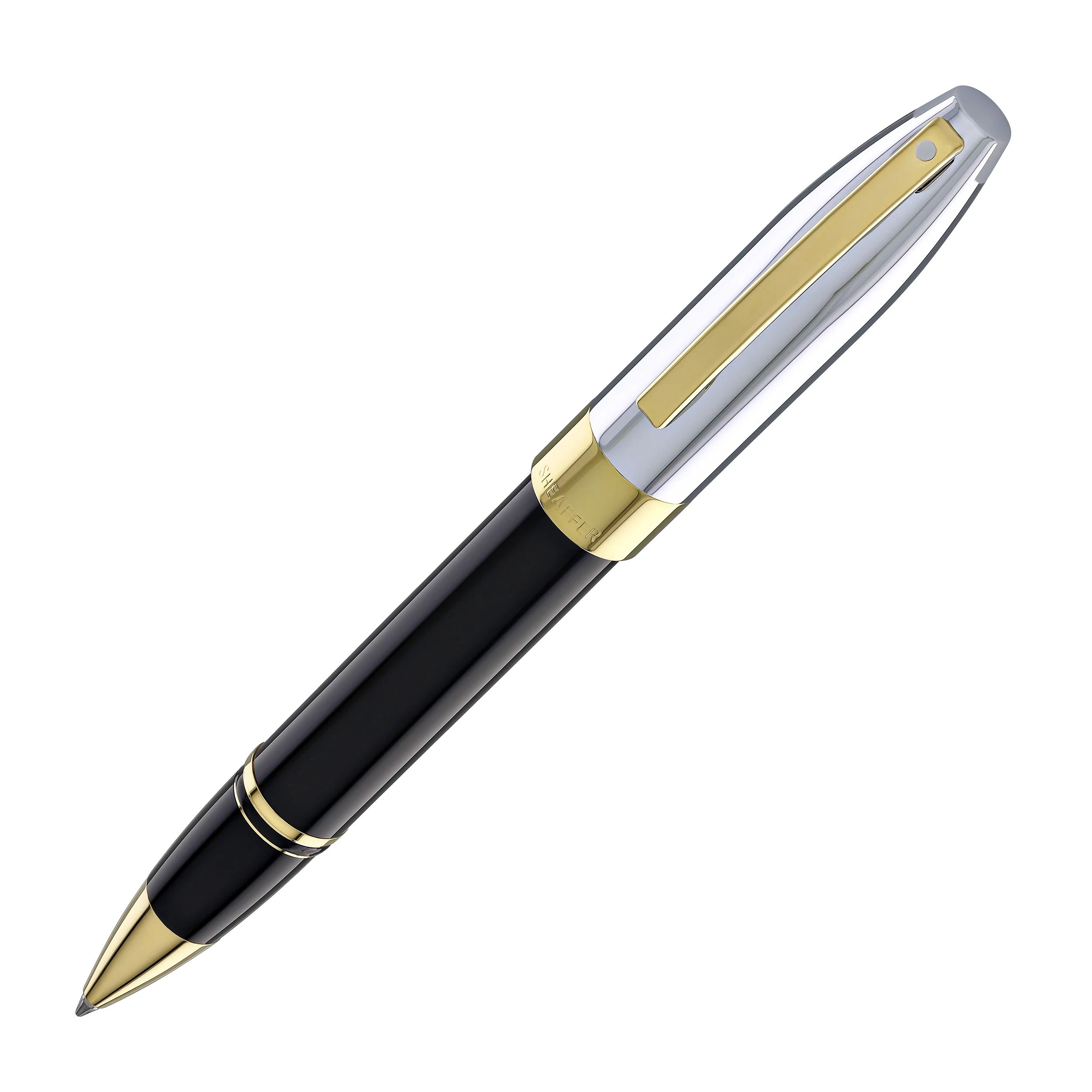 206-sheaffer-legacy-rollerball-pen-in-black-lacquer-with-chrome-cap-14kt-gold-pvd-1.webp Sheaffer Legacy Rollerball Pen in Black Lacquer with Chrome Cap 14kt Gold PVD