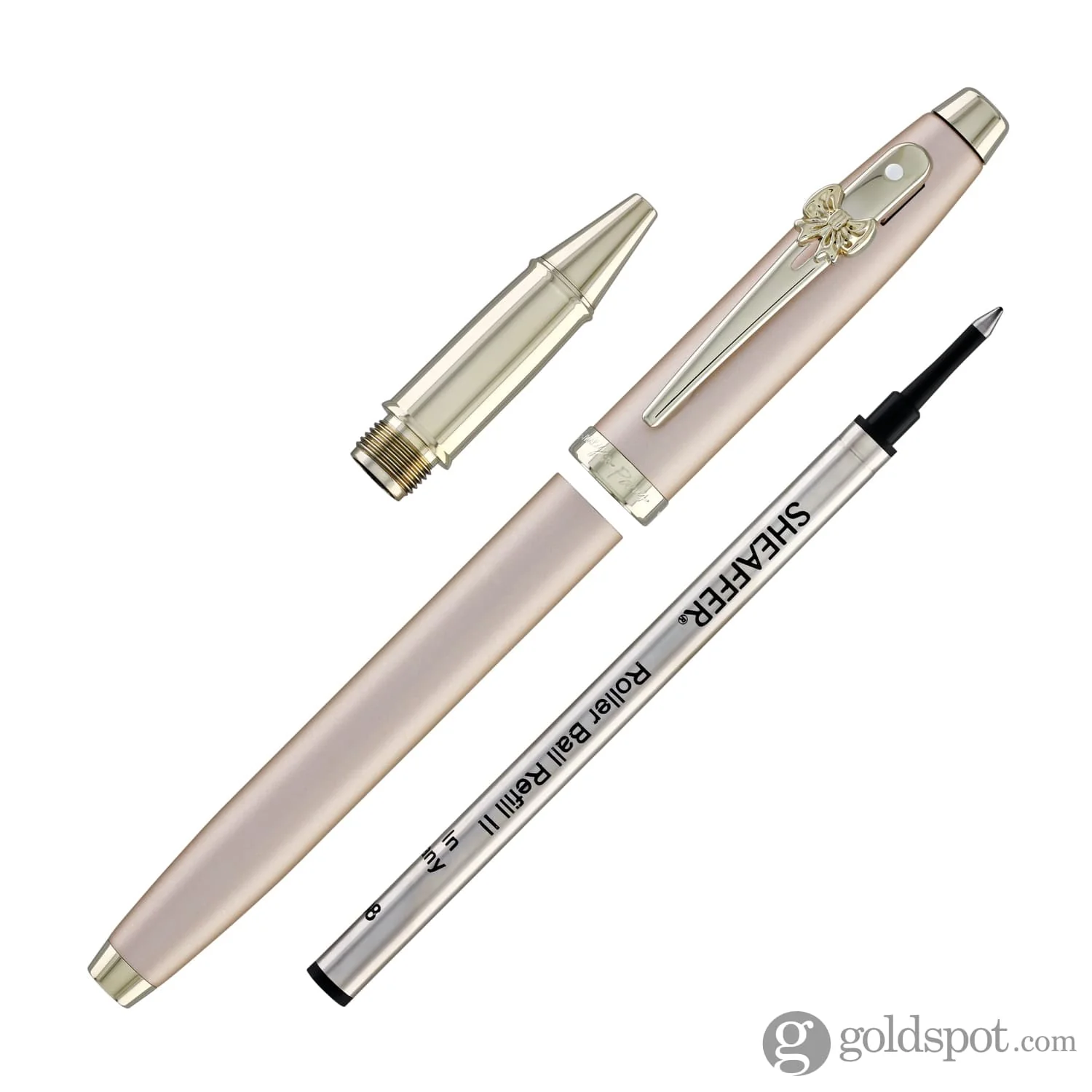 2131-sheaffer-x-emily-in-paris-100-rollerball-pen-in-champagne-gold-with-champagne-gold-trim-8.webp Sheaffer x Emily in Paris 100 Rollerball Pen in Champagne Gold with Champagne Gold Trim
