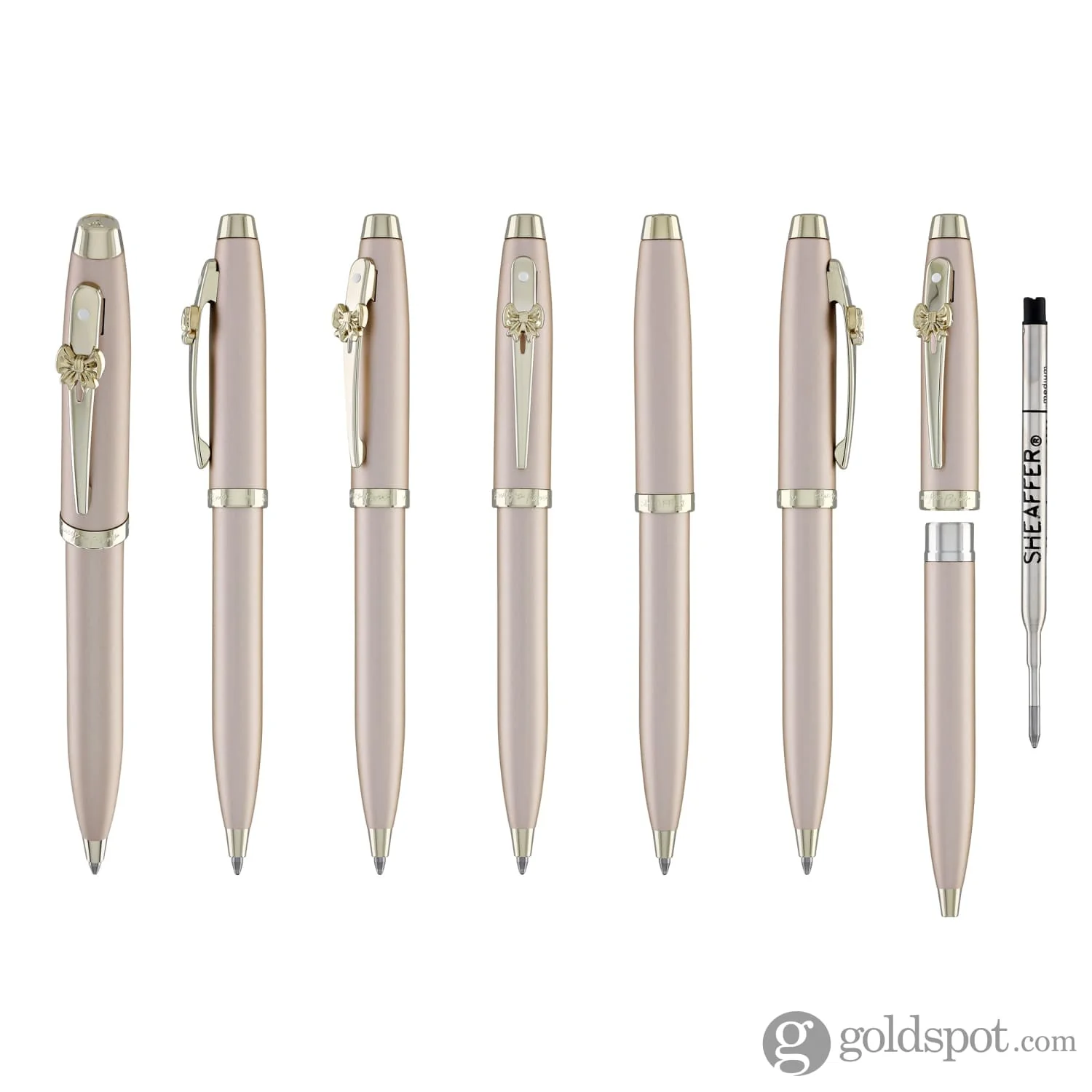 2148-sheaffer-x-emily-in-paris-100-ballpoint-pen-in-champagne-gold-with-champagne-gold-trim-7.webp Sheaffer x Emily in Paris 100 Ballpoint Pen in Champagne Gold with Champagne Gold Trim
