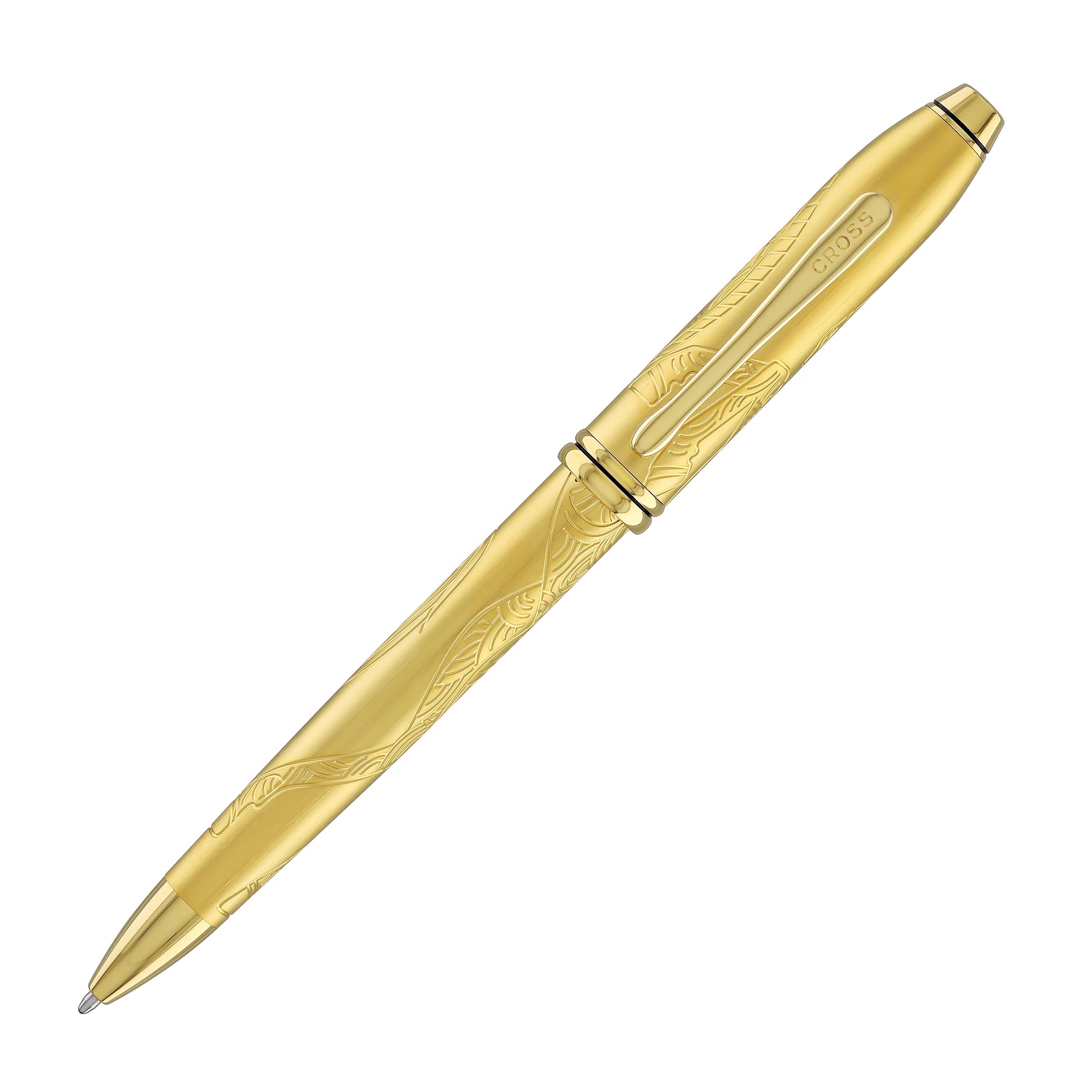 2163-cross-townsend-zodiac-year-of-the-horse-ballpoint-pen-in-23kt-gold-plated-with-gold-plated-appointment-2.webp Cross Townsend Zodiac Year of the Horse Ballpoint Pen in 23KT Gold Plated with Gold Plated Appointment