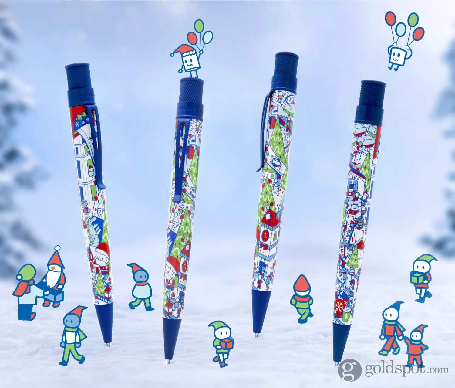 Retro 51 Tornado Popper Rollerball Pen Where’s Yeti? A Holiday Tale - Limited Edition