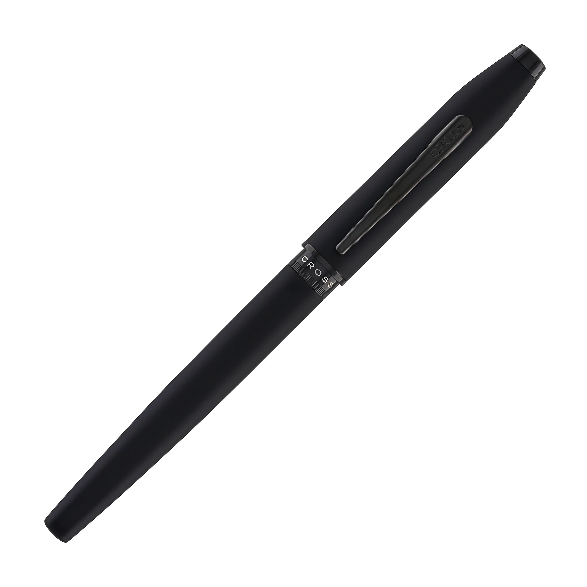 2289-cross-foundry-fountain-pen-in-matte-black-lacquer-with-pvd-black-appointments-medium-nib-2.webp Cross Foundry Fountain Pen in Matte Black Lacquer with PVD Black Appointments - Medium Nib