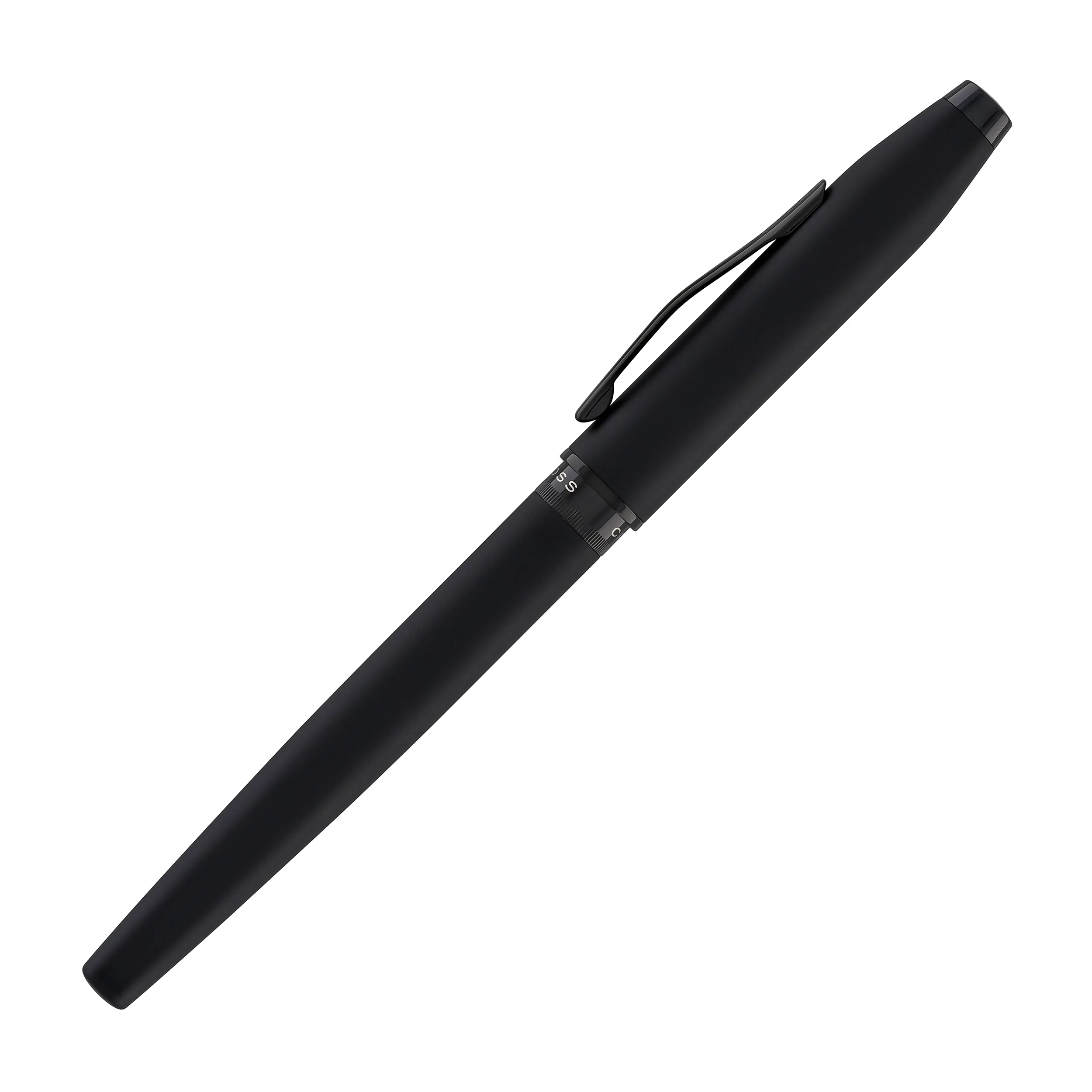 2289-cross-foundry-fountain-pen-in-matte-black-lacquer-with-pvd-black-appointments-medium-nib-6.webp Cross Foundry Fountain Pen in Matte Black Lacquer with PVD Black Appointments - Medium Nib